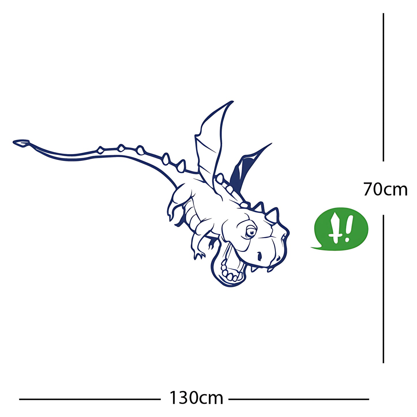 Flying Dragon Wall Sticker