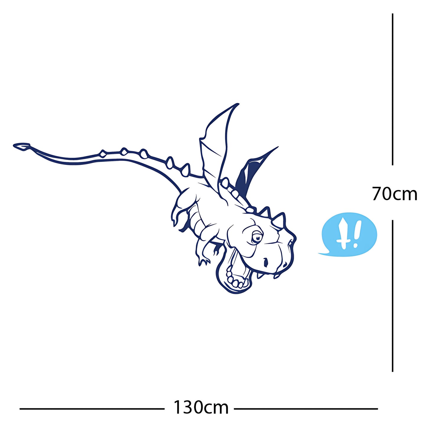 Flying Dragon Wall Sticker