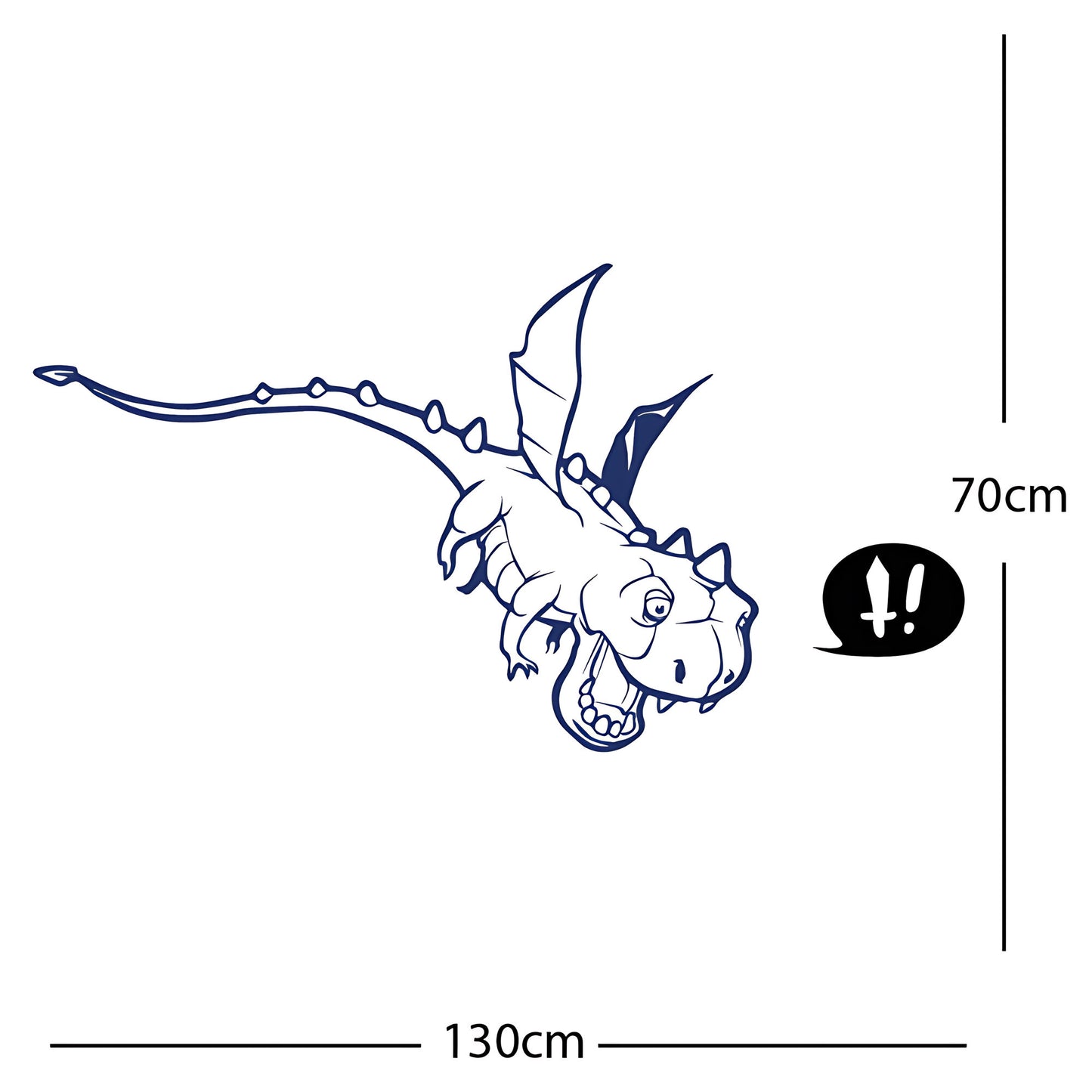 Flying Dragon Wall Sticker