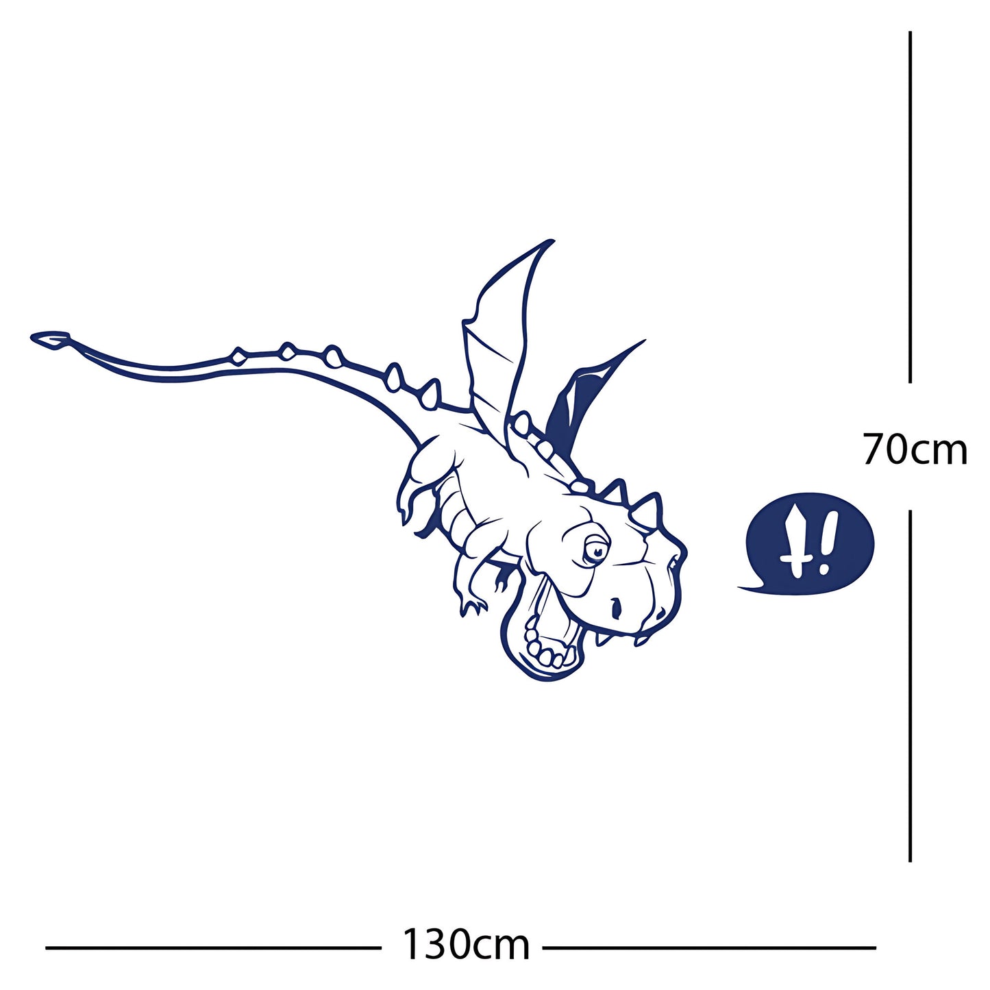 Flying Dragon Wall Sticker