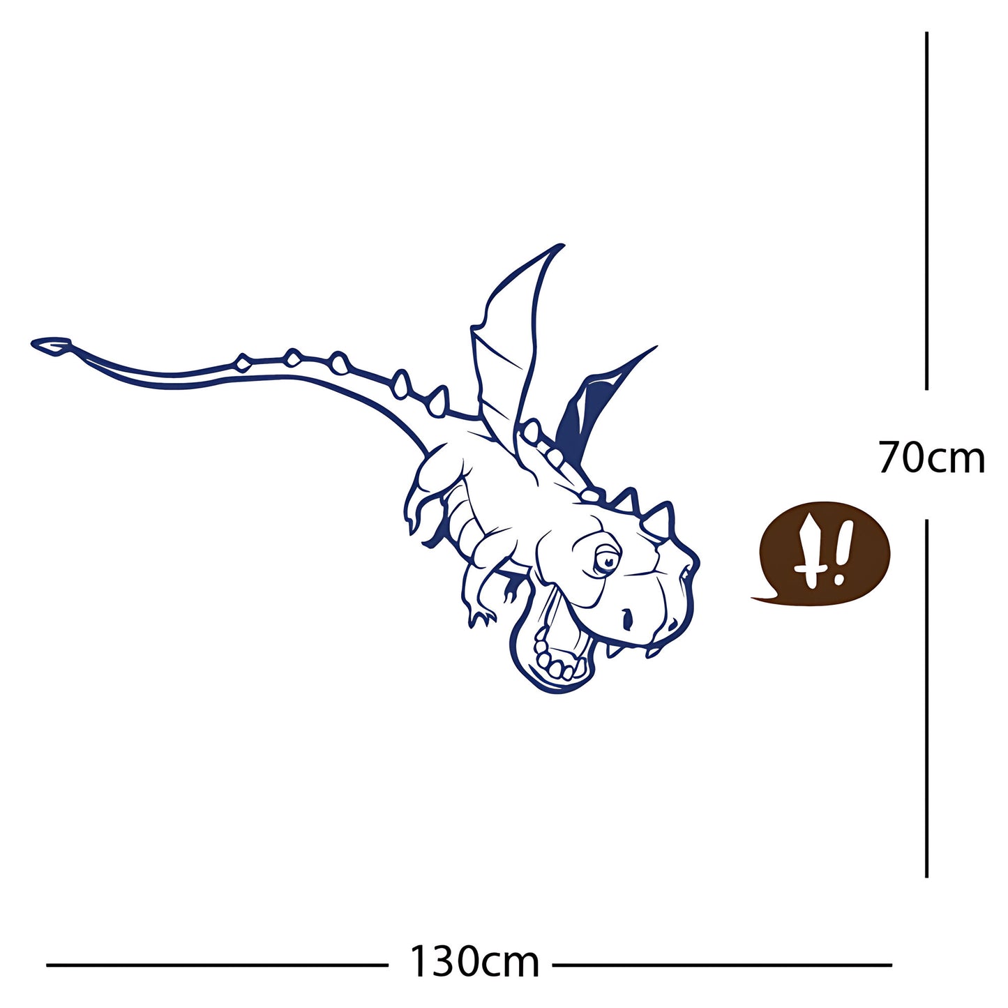 Flying Dragon Wall Sticker