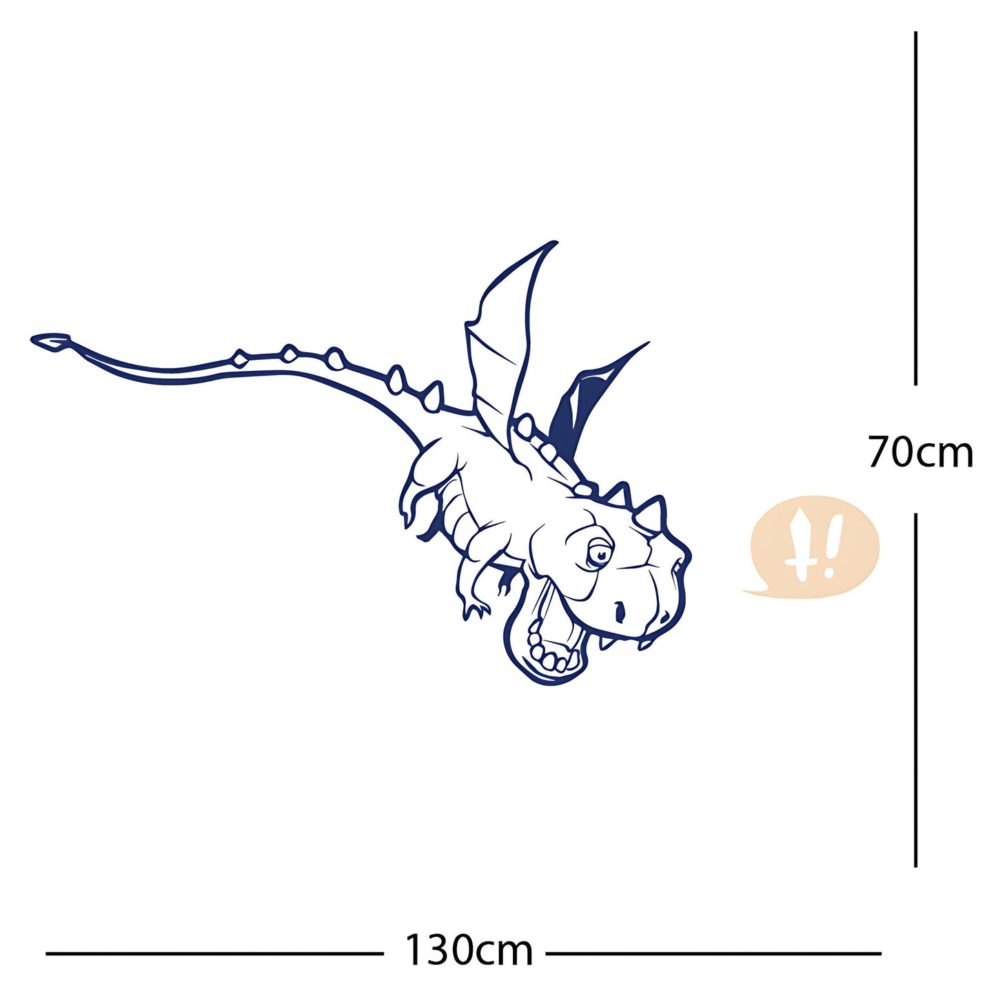 Flying Dragon Wall Sticker