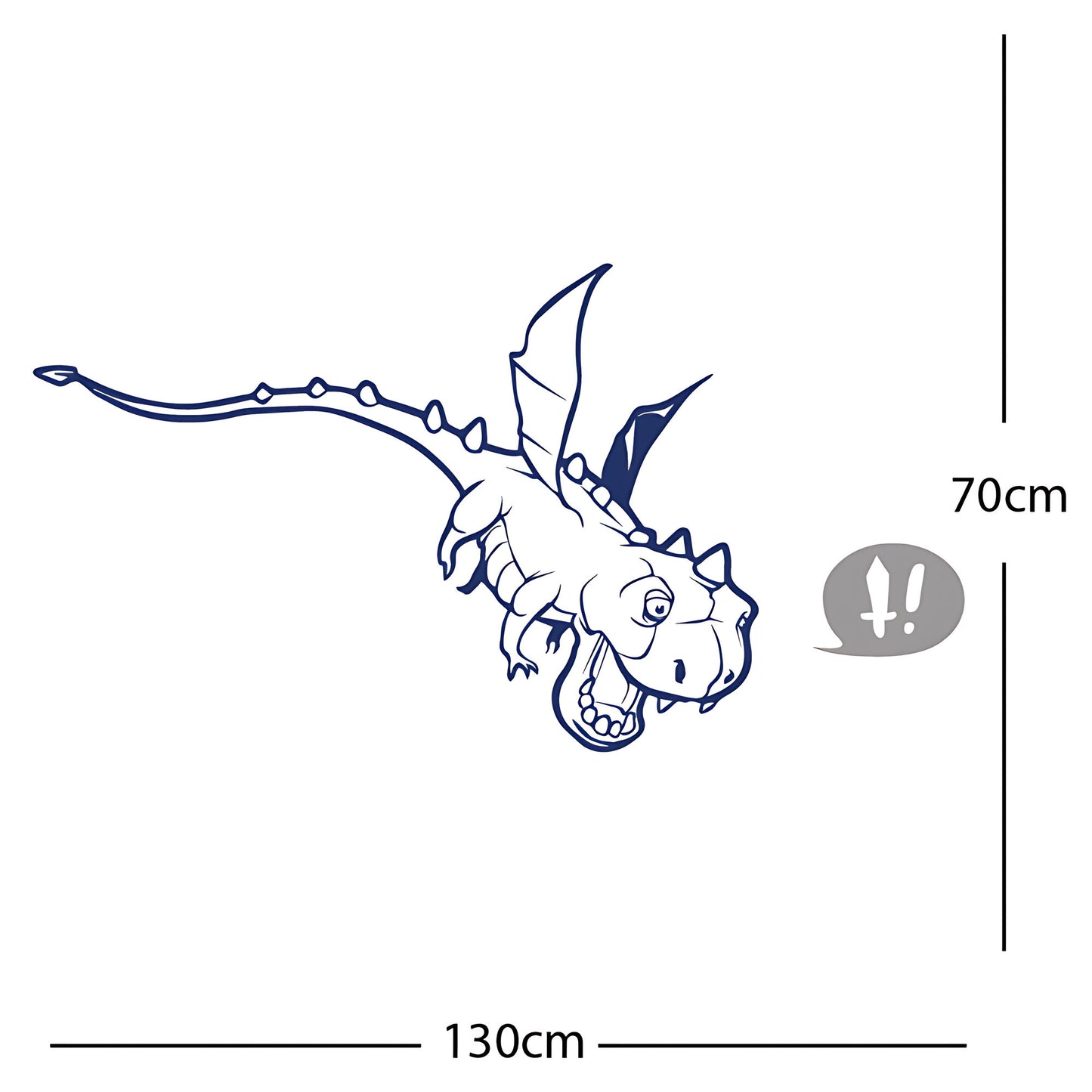 Flying Dragon Wall Sticker