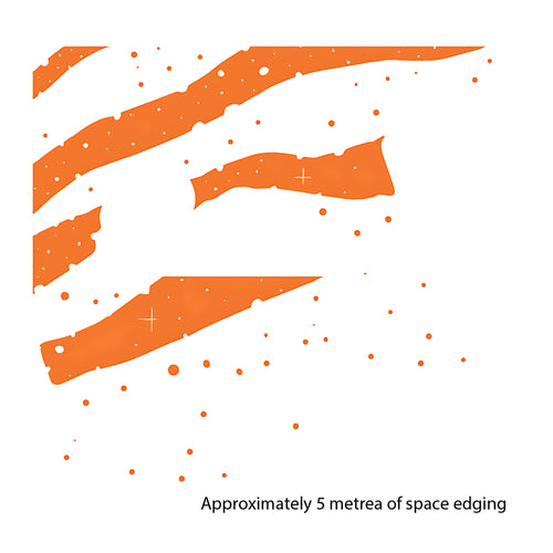 Space Scene Edging  - Wall Sticker