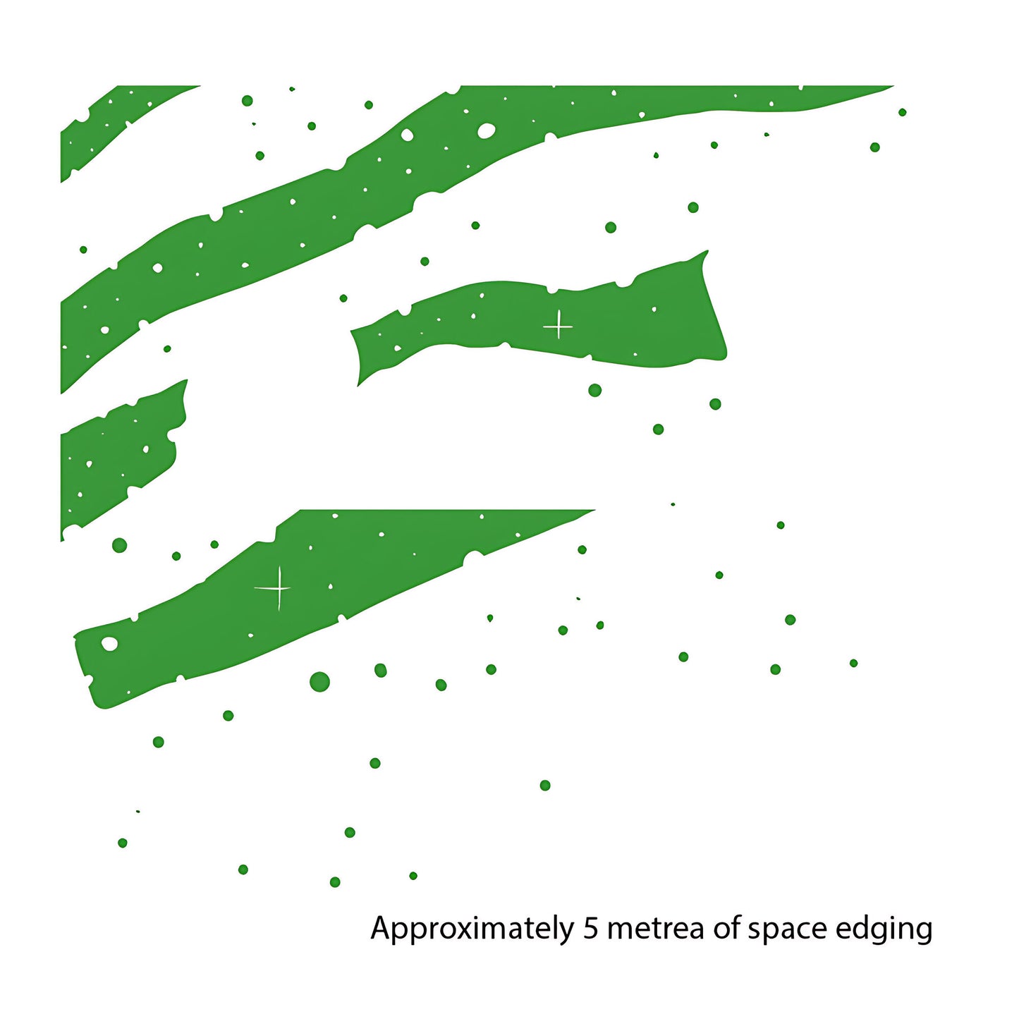 Space Scene Edging  - Wall Sticker
