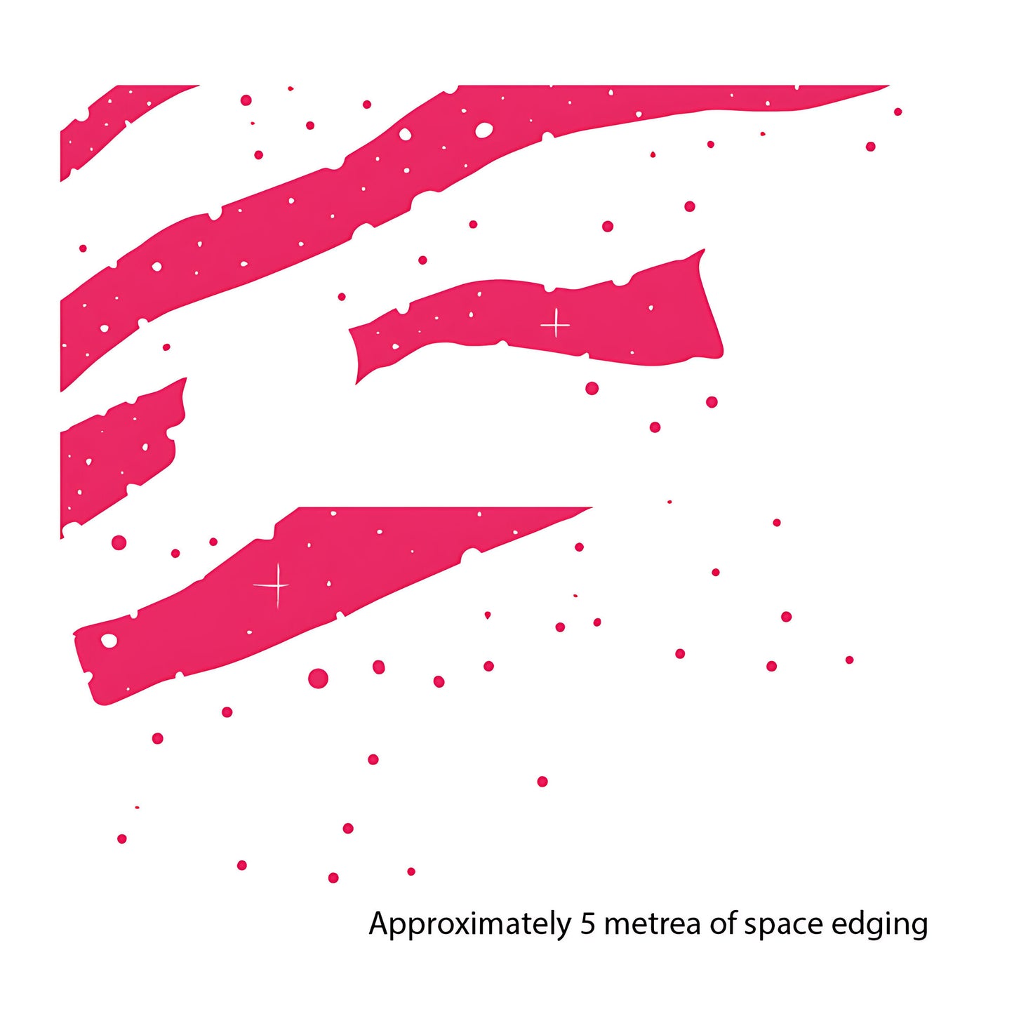 Space Scene Edging  - Wall Sticker