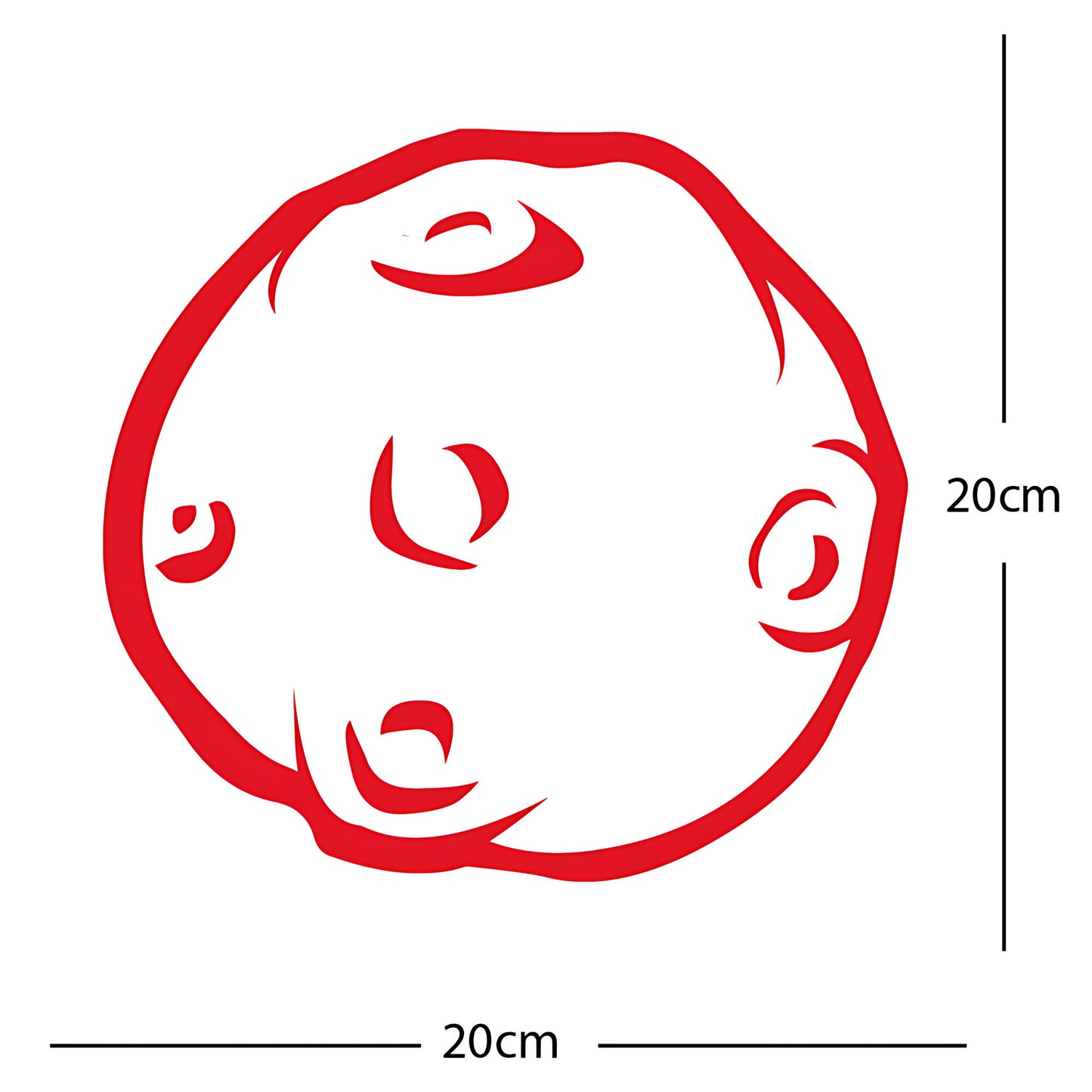 Asteroid Meteor Wall Sticker – Space Kids Bedroom Decal