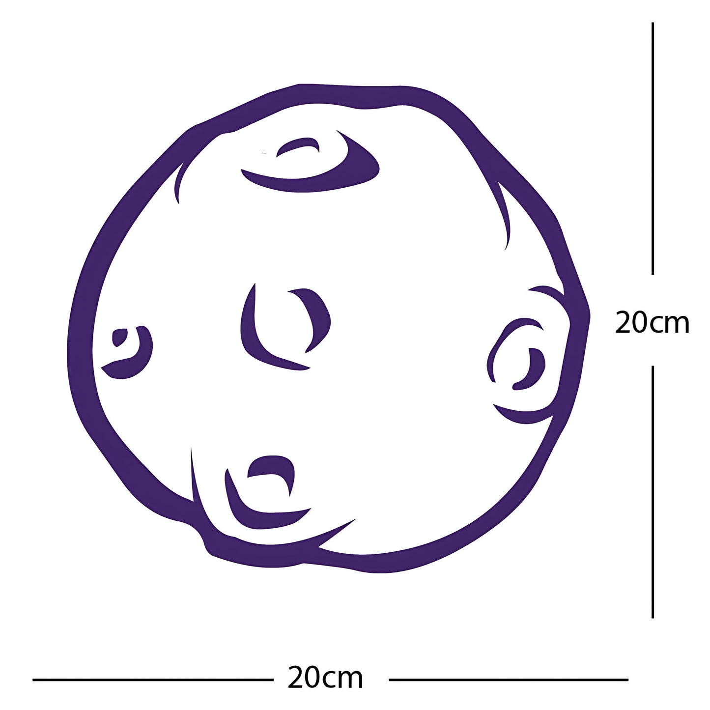 Asteroid Meteor Wall Sticker – Space Kids Bedroom Decal