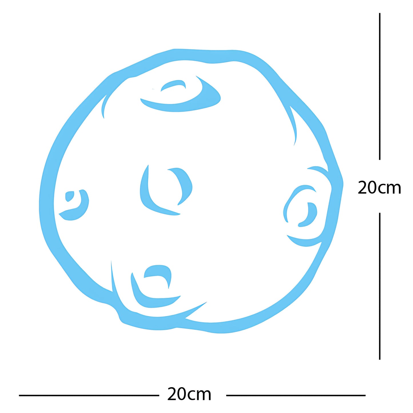 Asteroid Meteor Wall Sticker – Space Kids Bedroom Decal