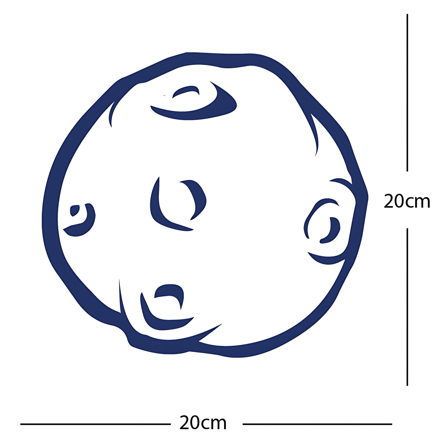 Asteroid Meteor Wall Sticker – Space Kids Bedroom Decal