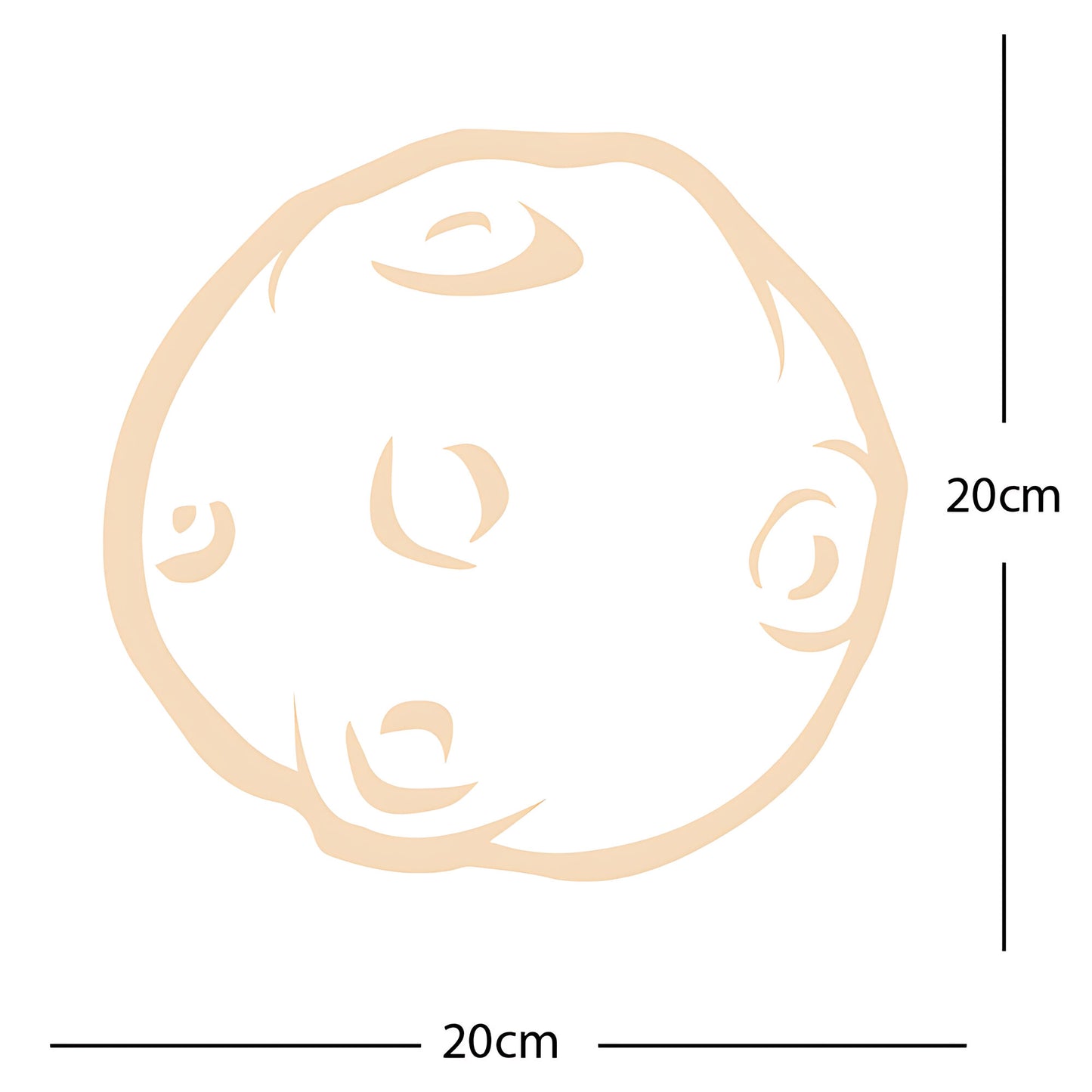 Asteroid Meteor Wall Sticker – Space Kids Bedroom Decal