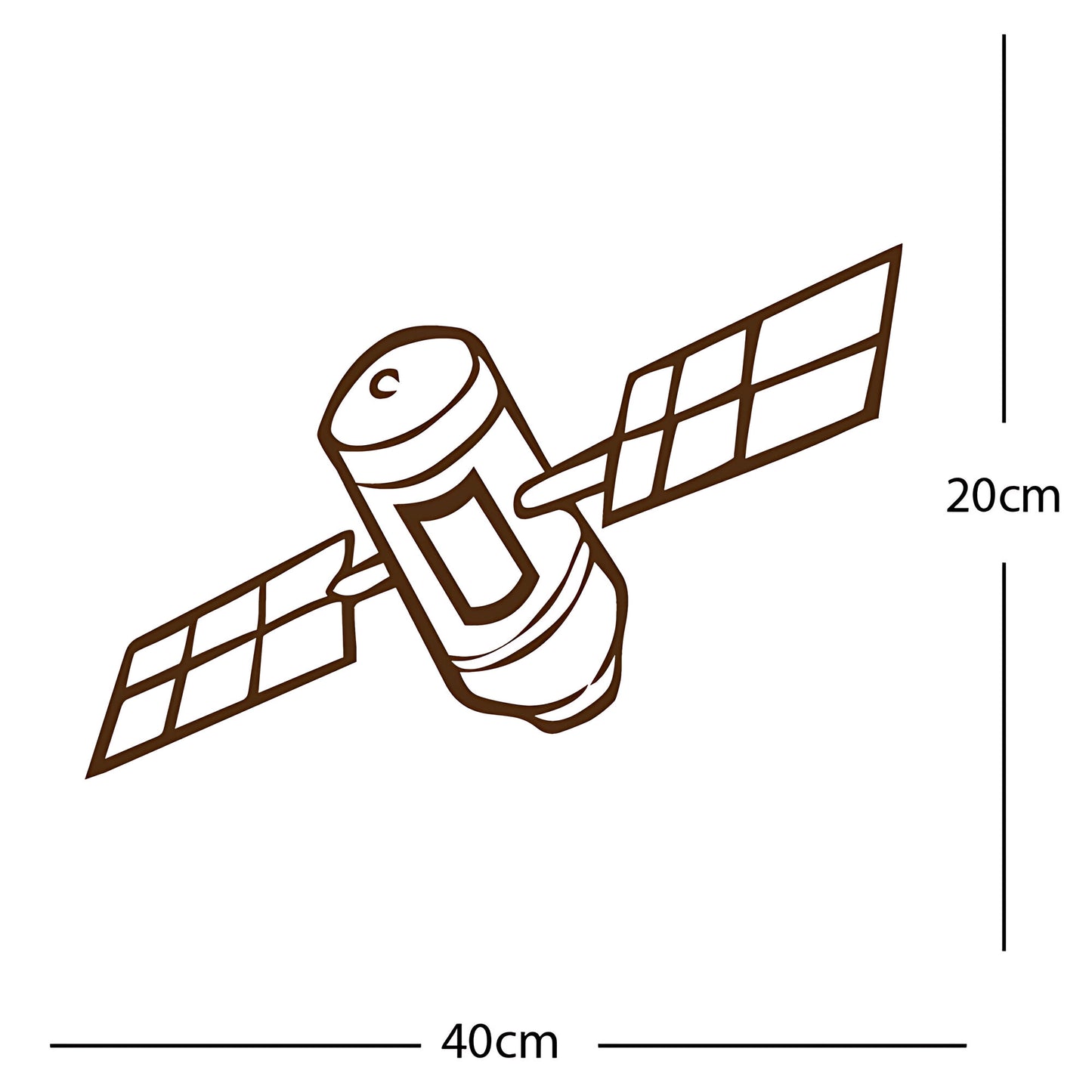 Satellite Wall Sticker – Space Kids Bedroom Vinyl Decal