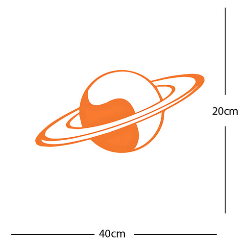 Planet Saturn - Wall Sticker Element