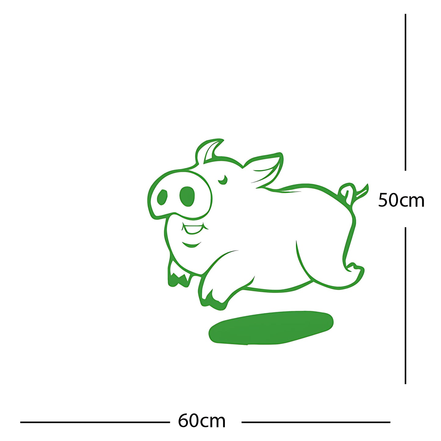 Farmyard Pig Wall Sticker – Kids Bedroom Vinyl Decal