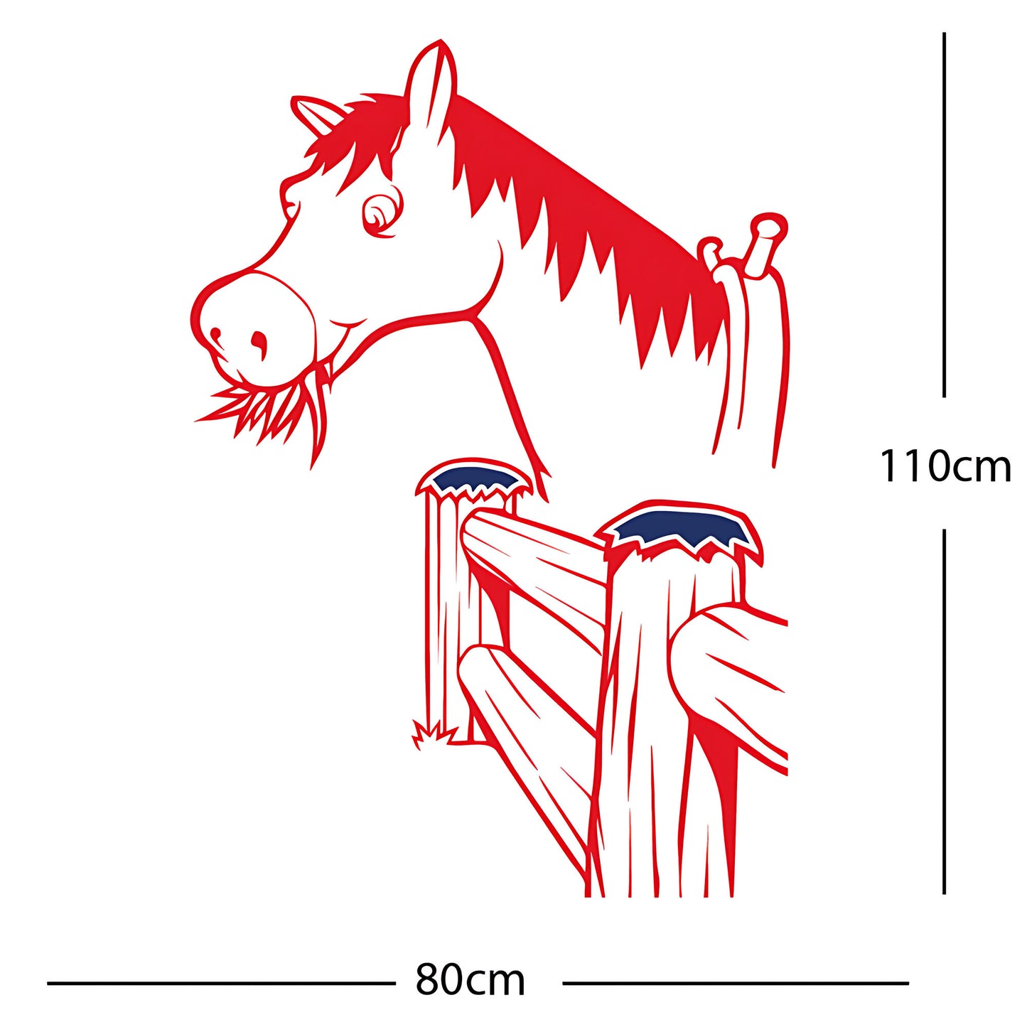 Horse and Gate  - Wall Sticker