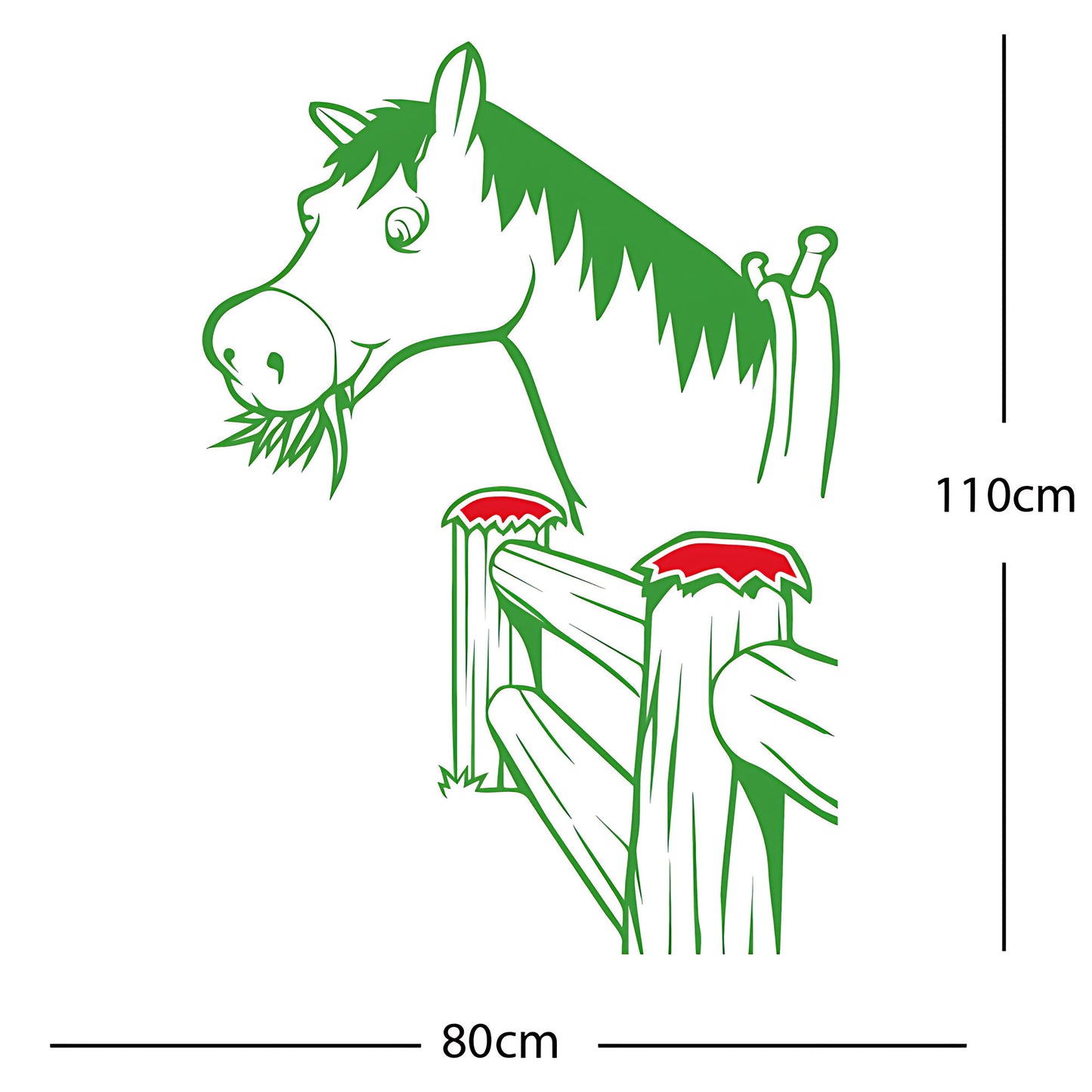Horse and Gate  - Wall Sticker