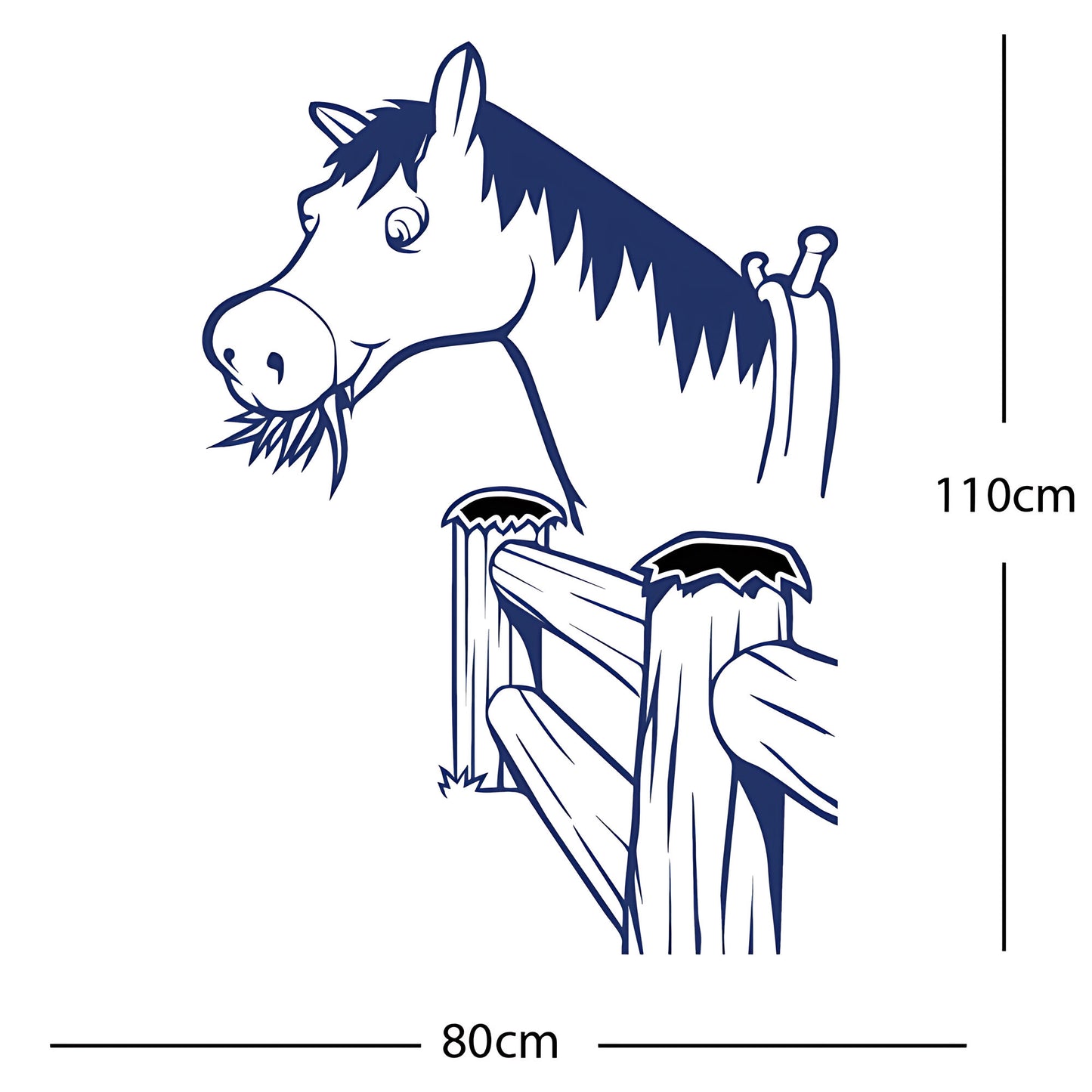 Horse and Gate  - Wall Sticker