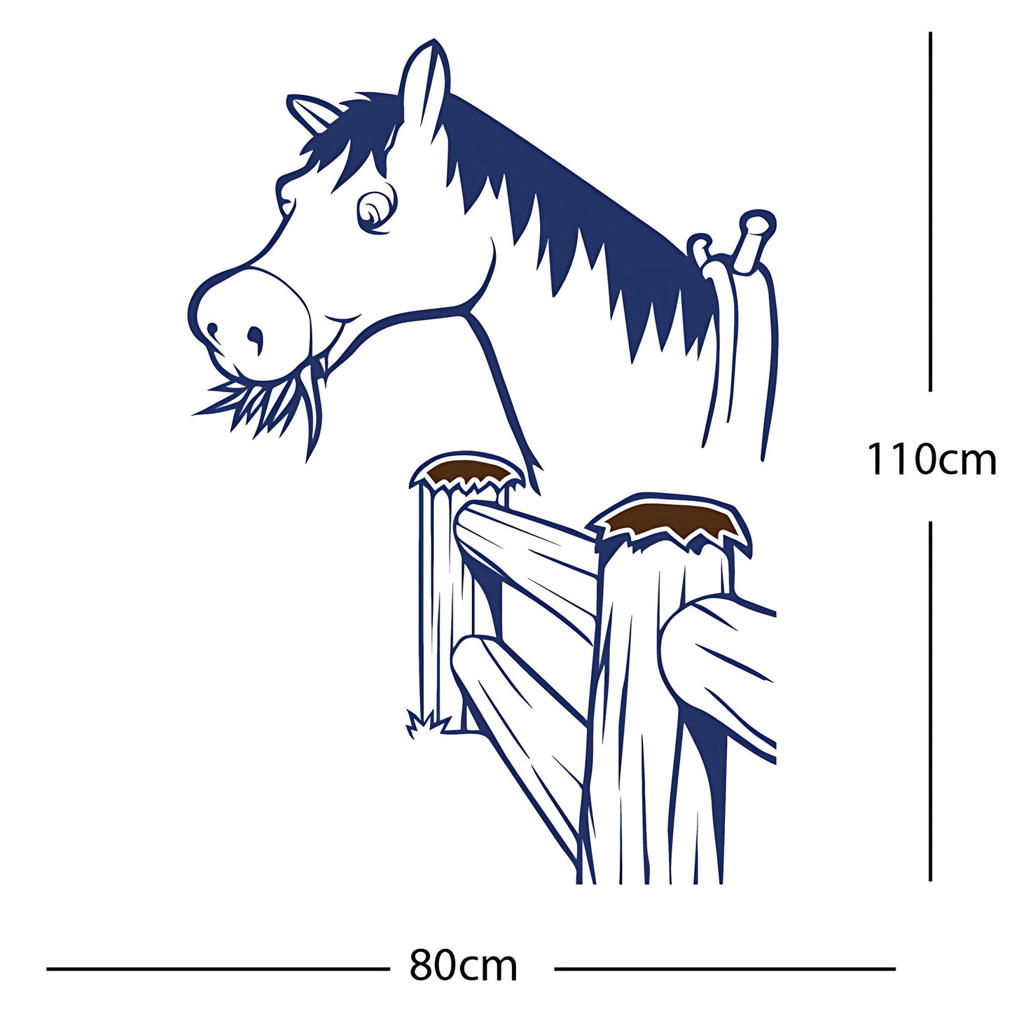 Horse and Gate  - Wall Sticker