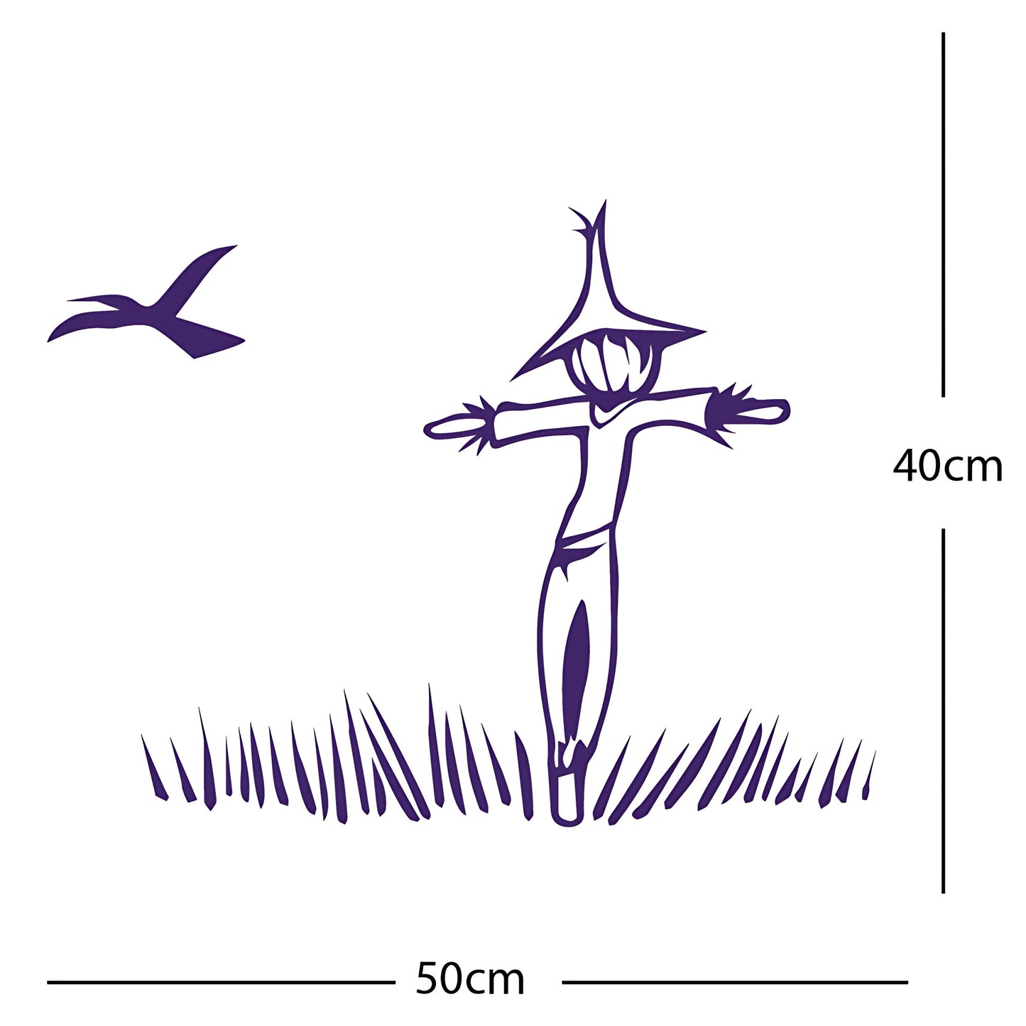 Scarecrow Wall Sticker – Farmyard Kids Bedroom Vinyl Decal