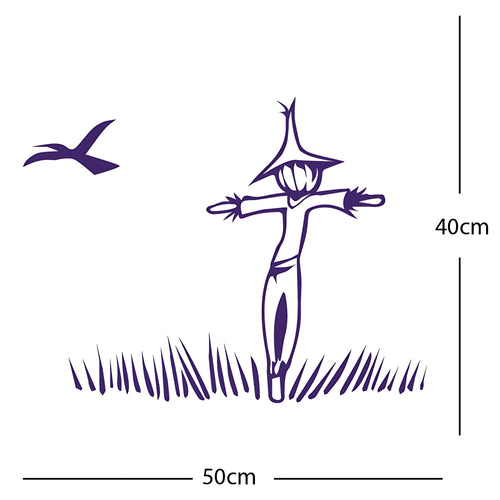 Scarecrow Wall Sticker – Farmyard Kids Bedroom Vinyl Decal