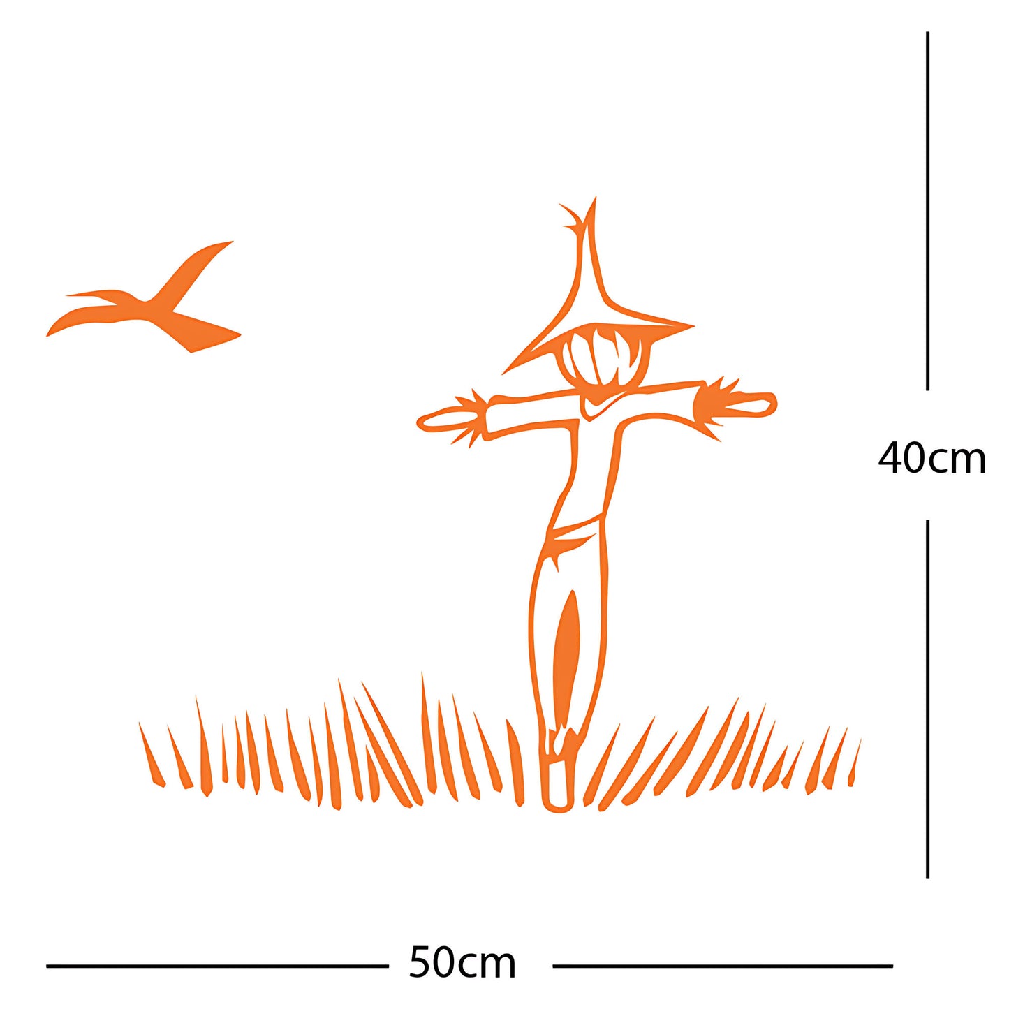 Scarecrow Wall Sticker – Farmyard Kids Bedroom Vinyl Decal