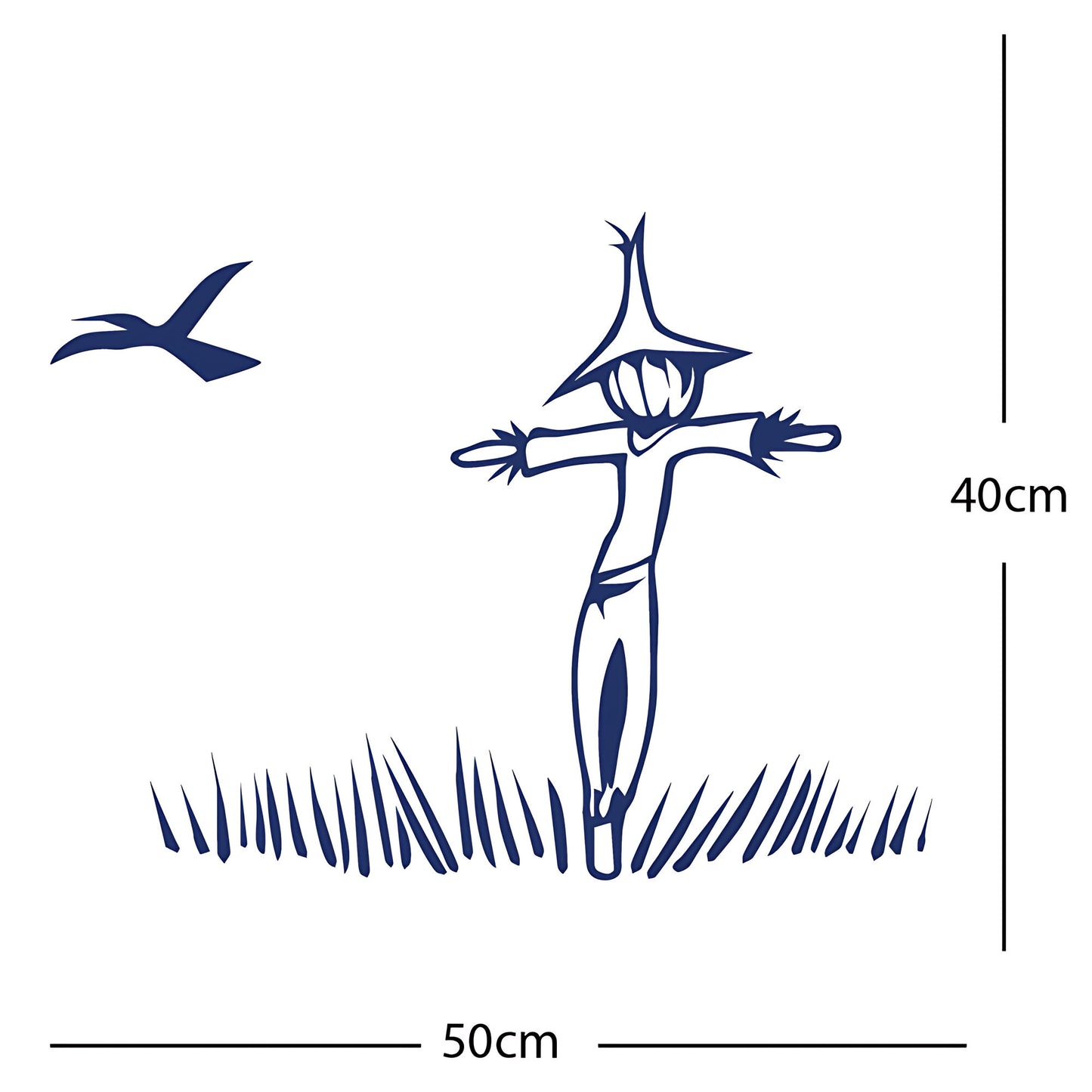 Scarecrow Wall Sticker – Farmyard Kids Bedroom Vinyl Decal