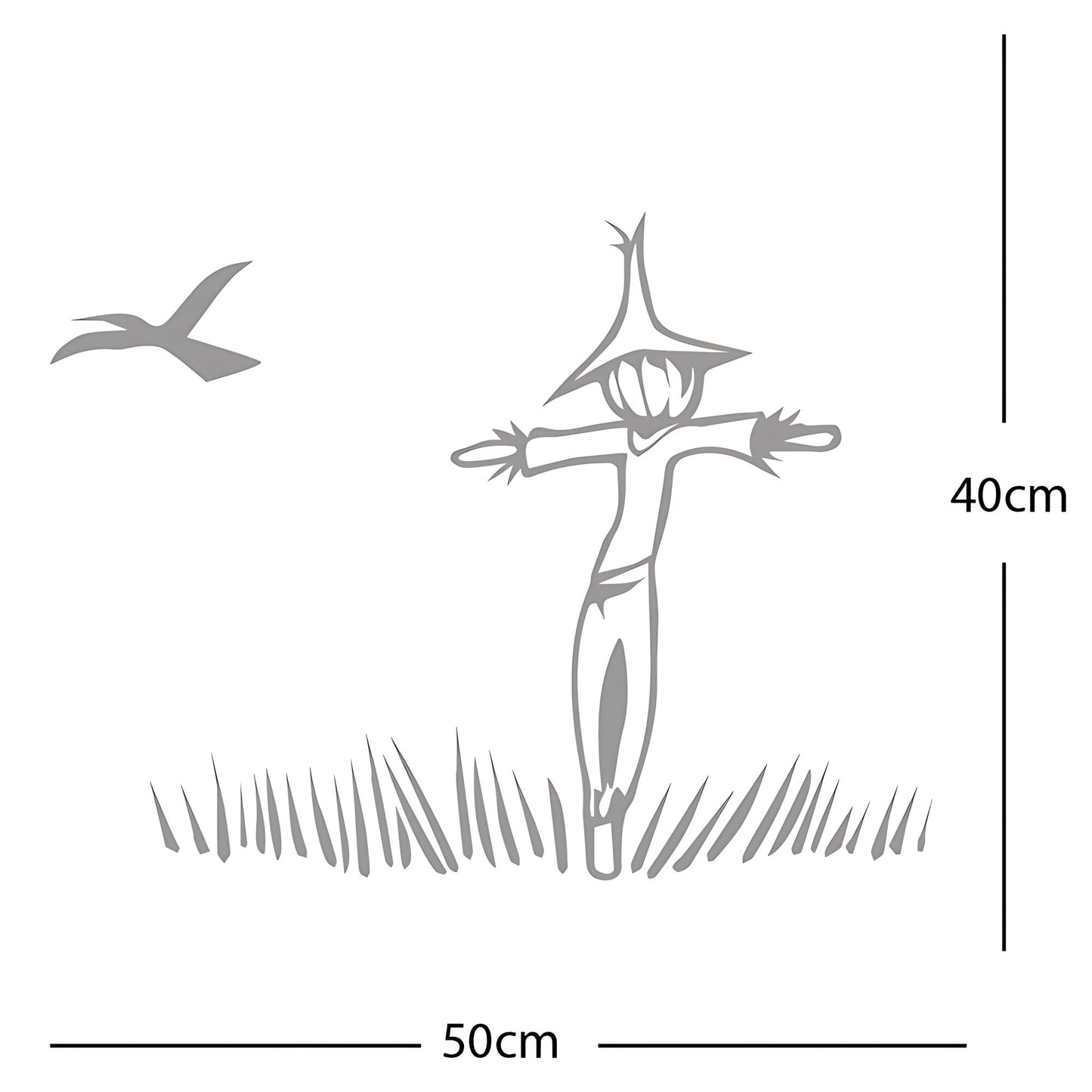 Scarecrow Wall Sticker – Farmyard Kids Bedroom Vinyl Decal