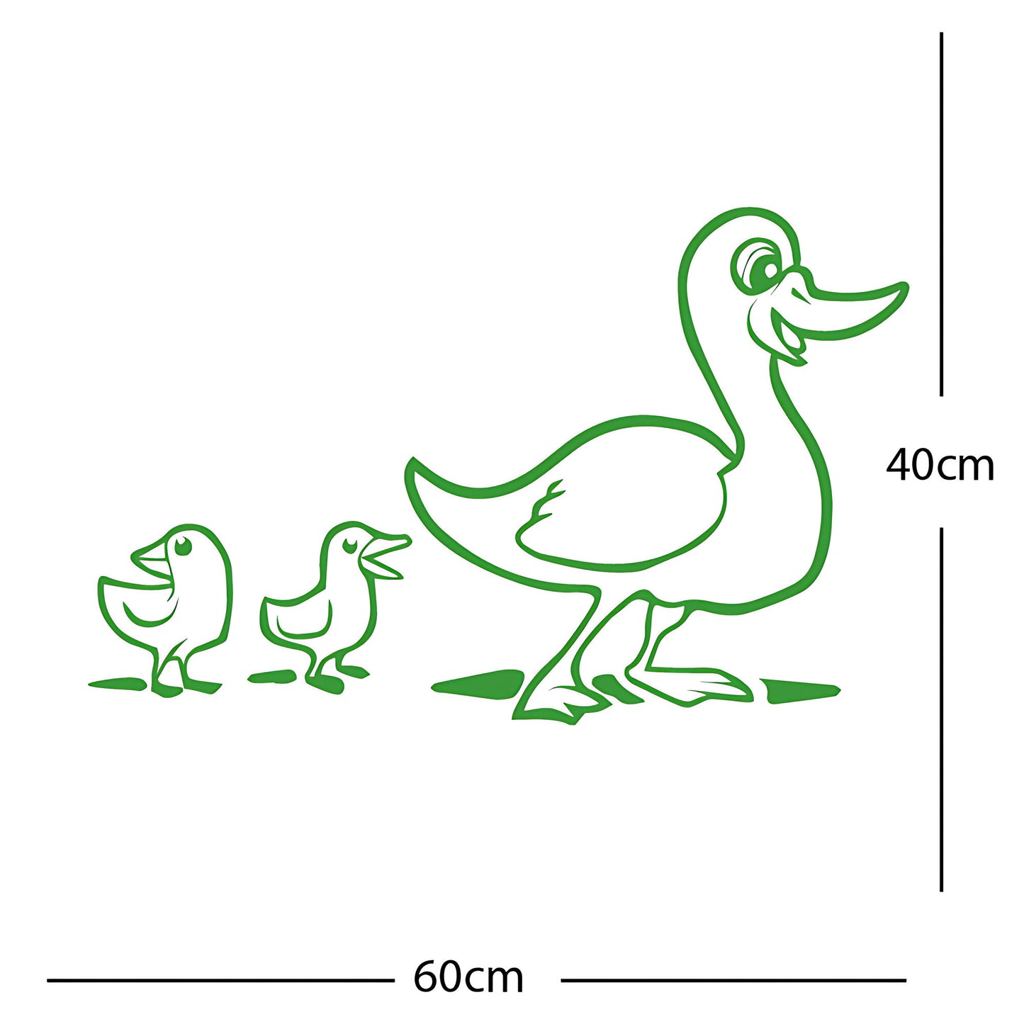 Duck with Chicks Wall Sticker