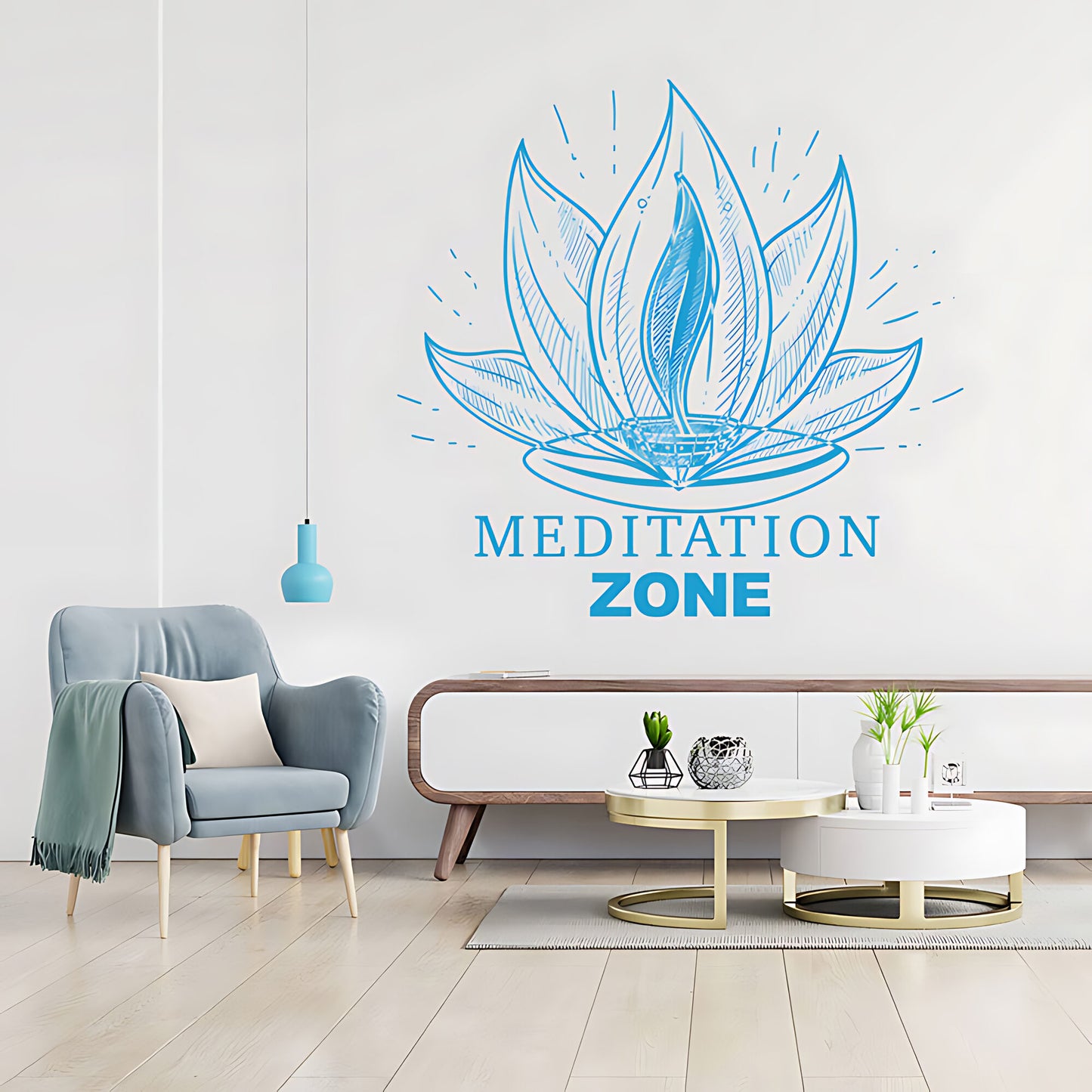 Peaceful Buddha Wall Sticker
