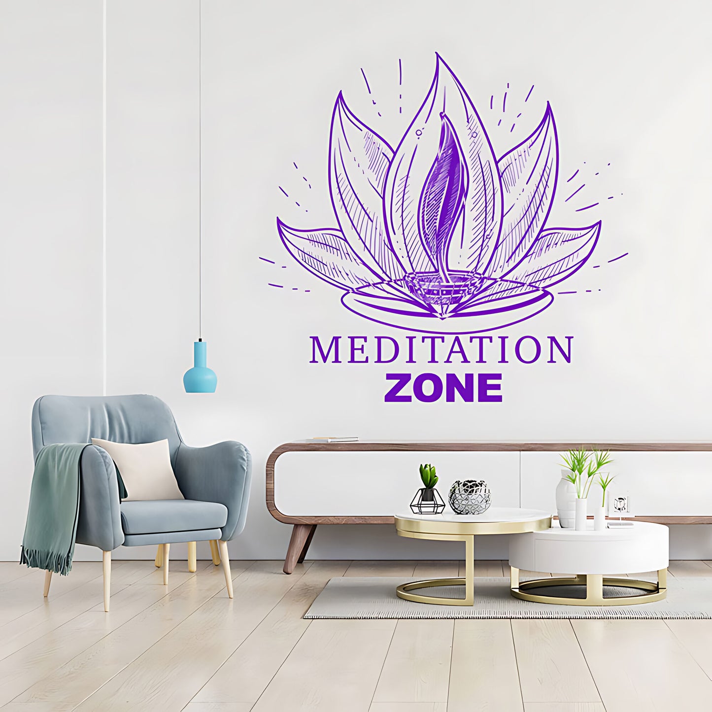 Peaceful Buddha Wall Sticker