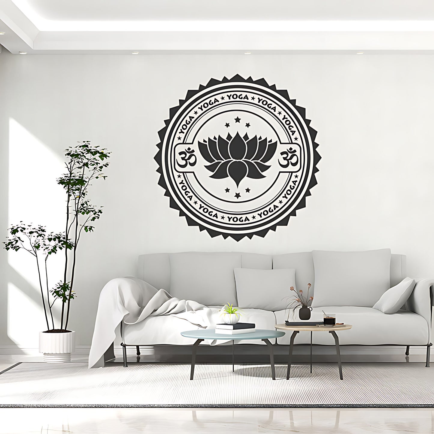 Inspirational Yoga Wall Sticker - Meditation Decal