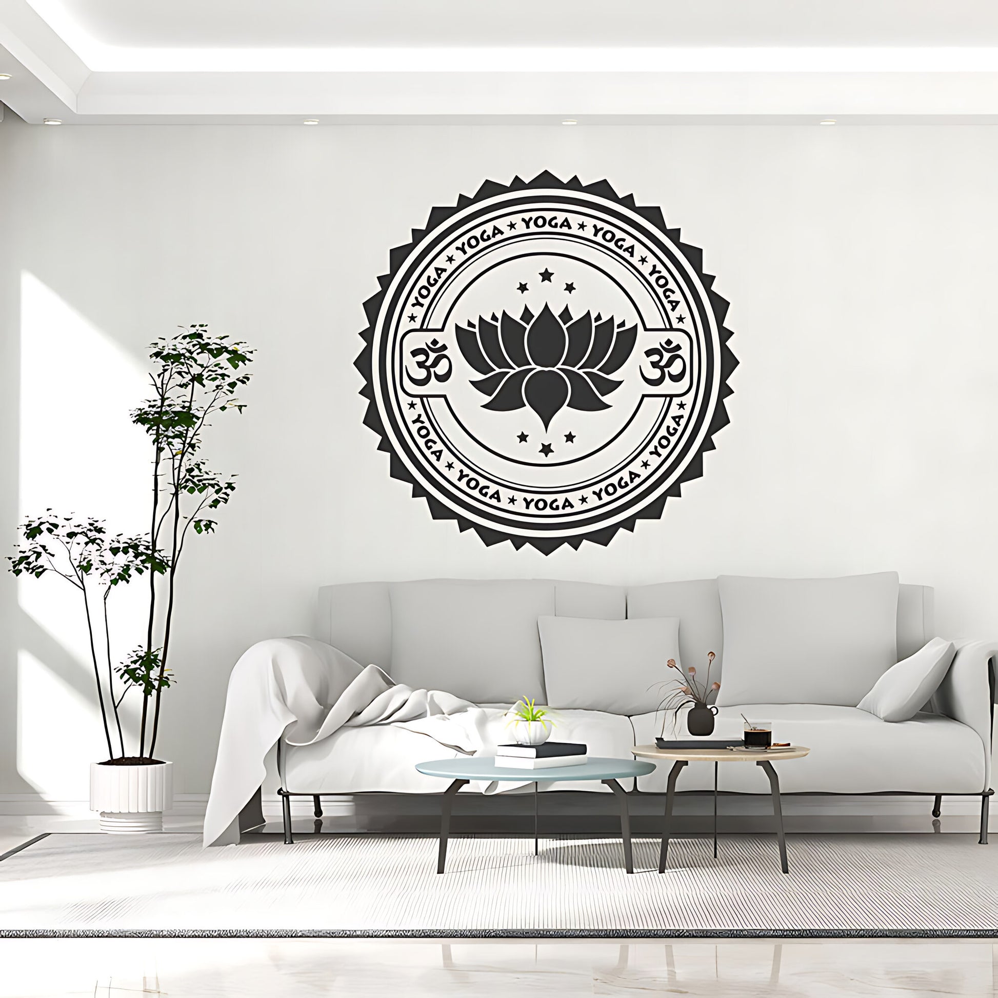 Inspirational Yoga Wall Sticker - Meditation Decal