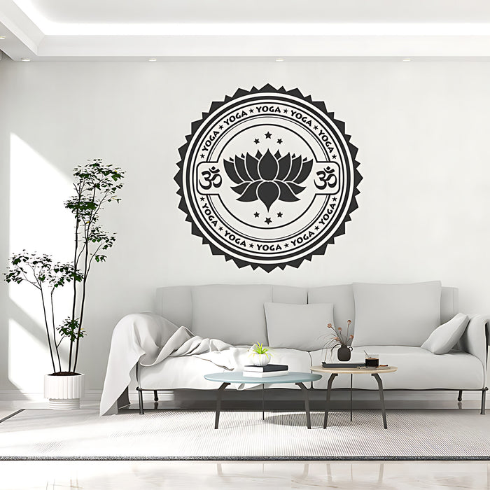 Inspirational Yoga Wall Sticker - Meditation Decal