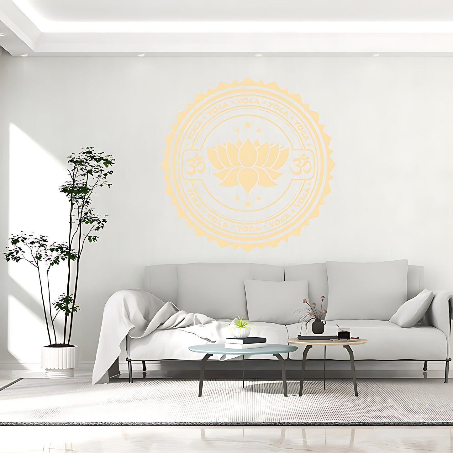 Inspirational Yoga Wall Sticker - Meditation Decal