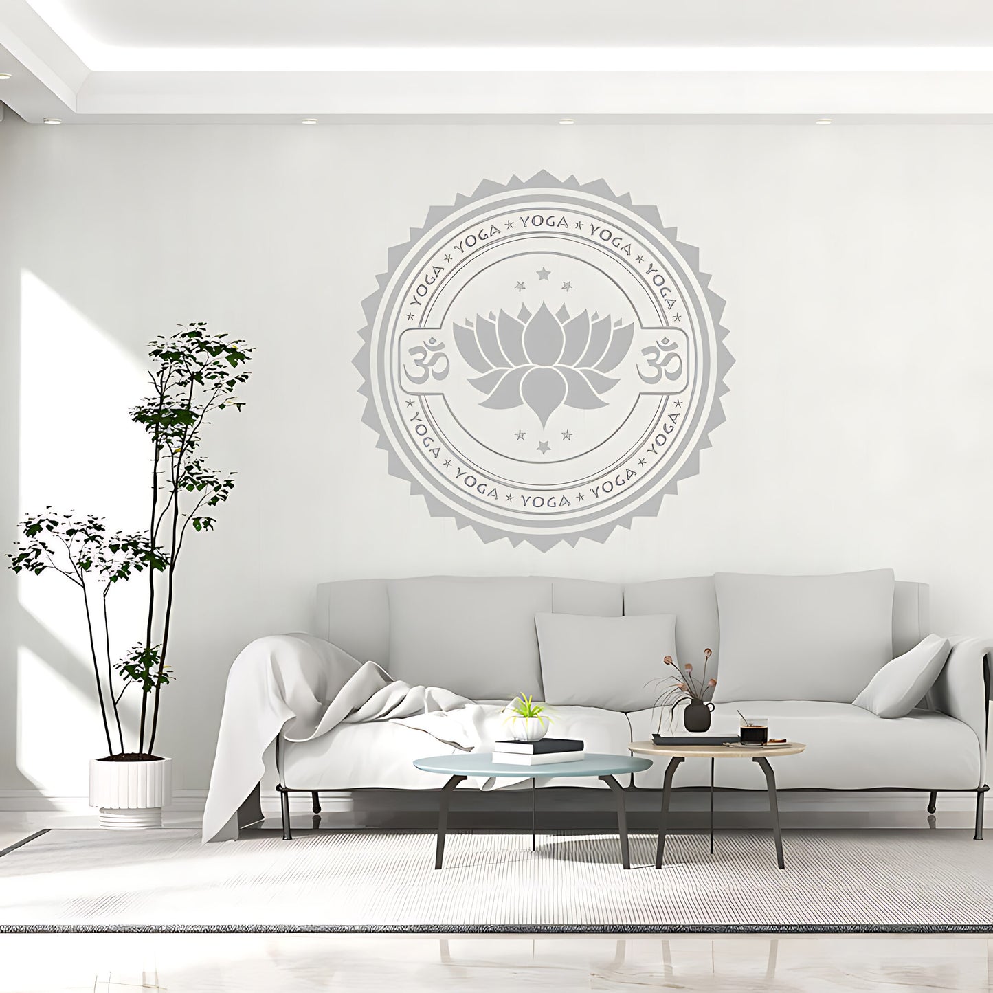 Inspirational Yoga Wall Sticker - Meditation Decal