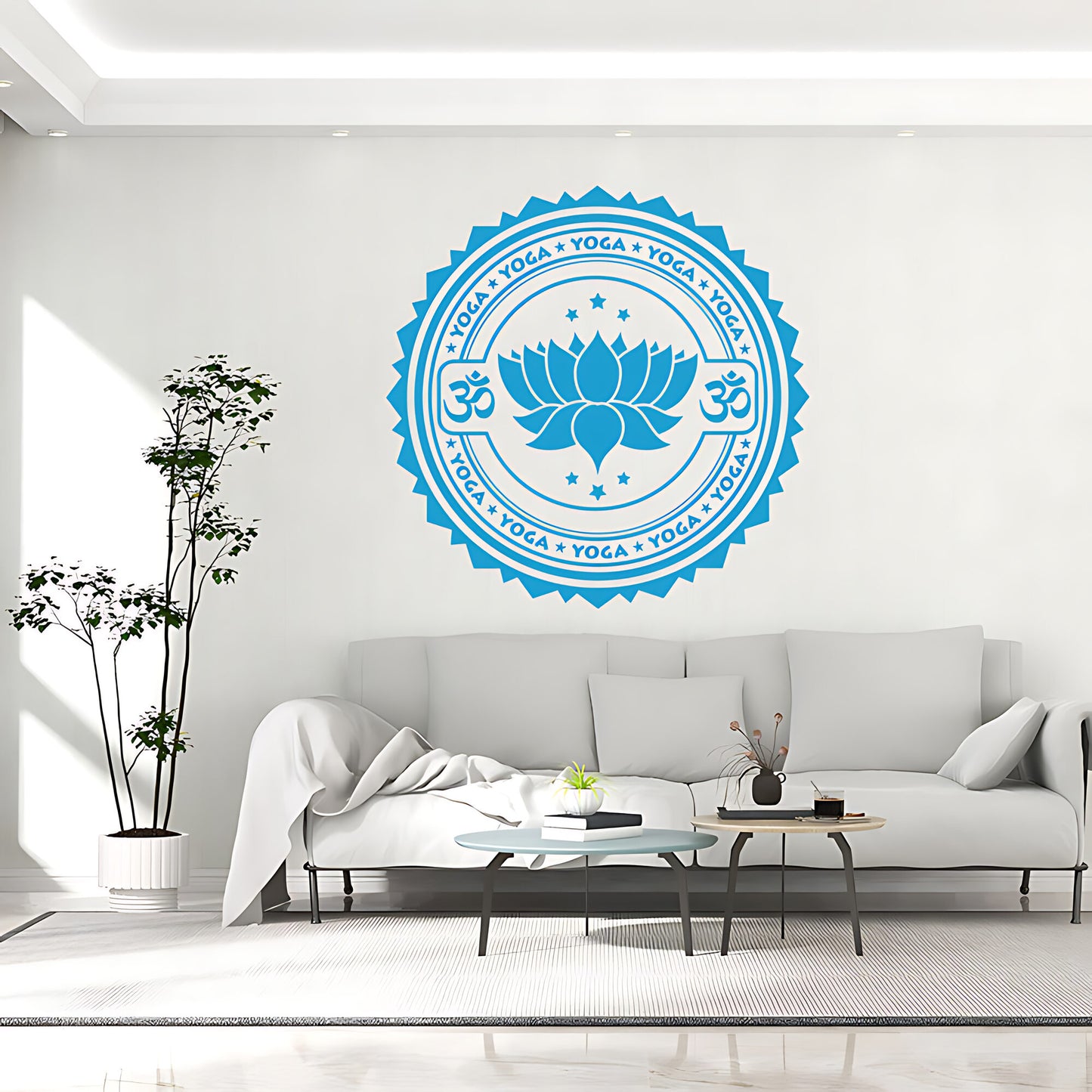 Inspirational Yoga Wall Sticker - Meditation Decal
