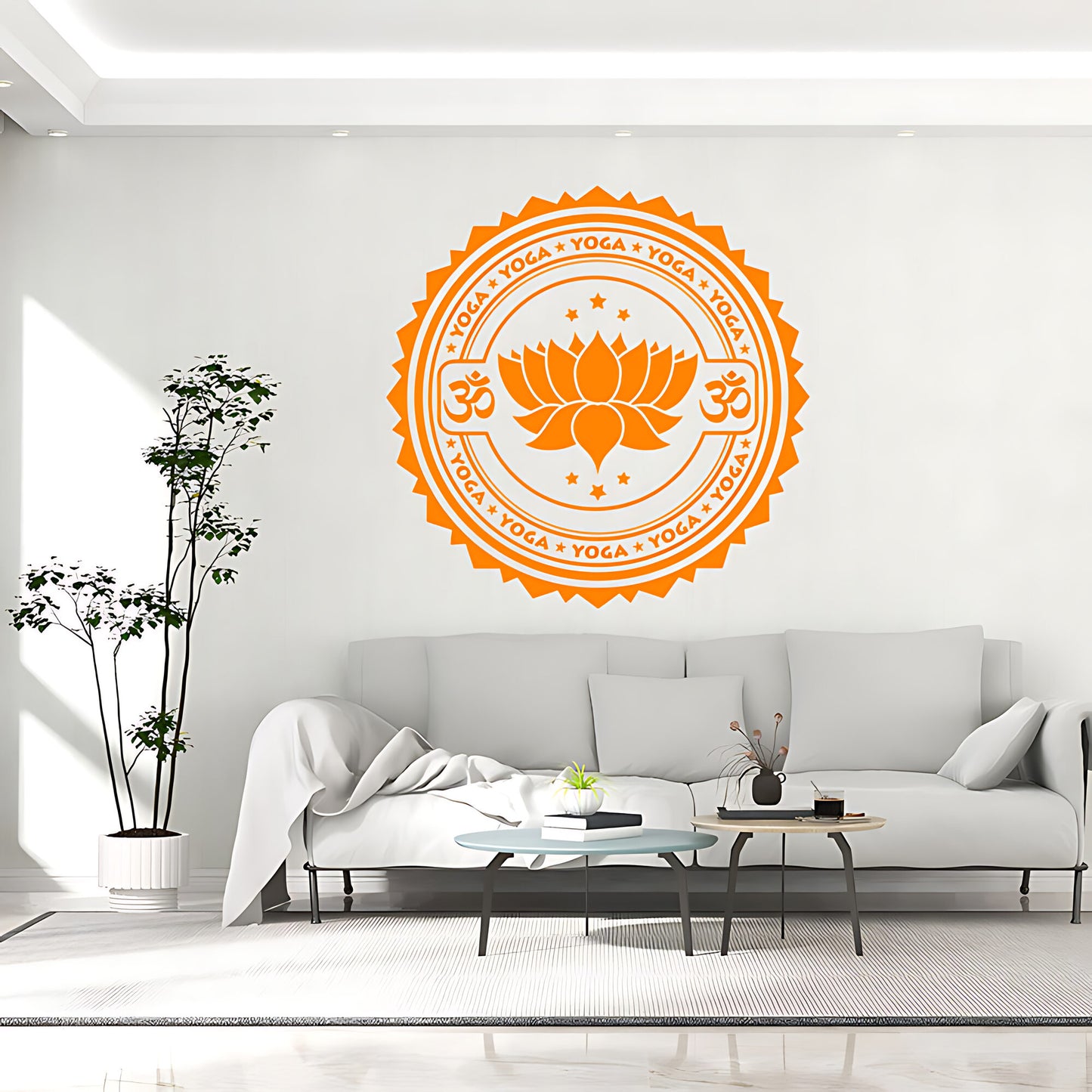 Inspirational Yoga Wall Sticker - Meditation Decal