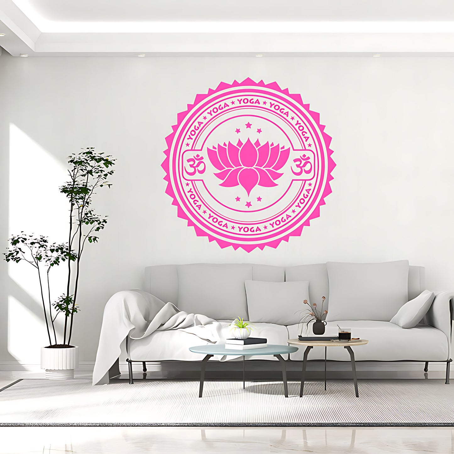 Inspirational Yoga Wall Sticker - Meditation Decal
