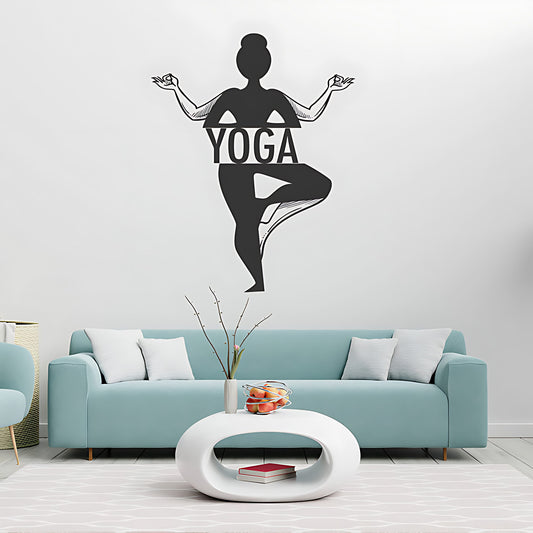 Spiritual Yoga Wall Sticker