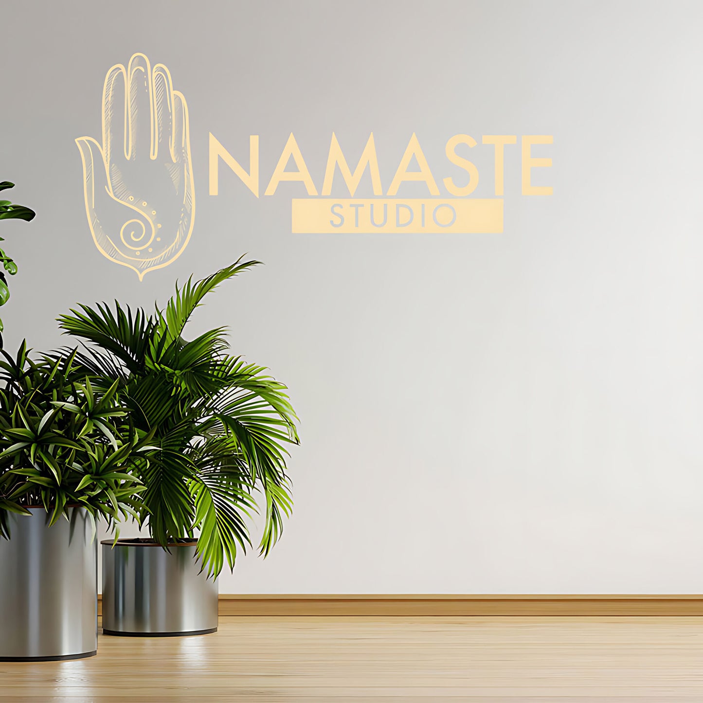 Namaste Yoga Wall Sticker