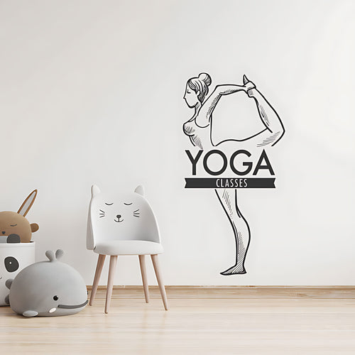 Inspirational Buddha Wall Sticker - Yoga Decal