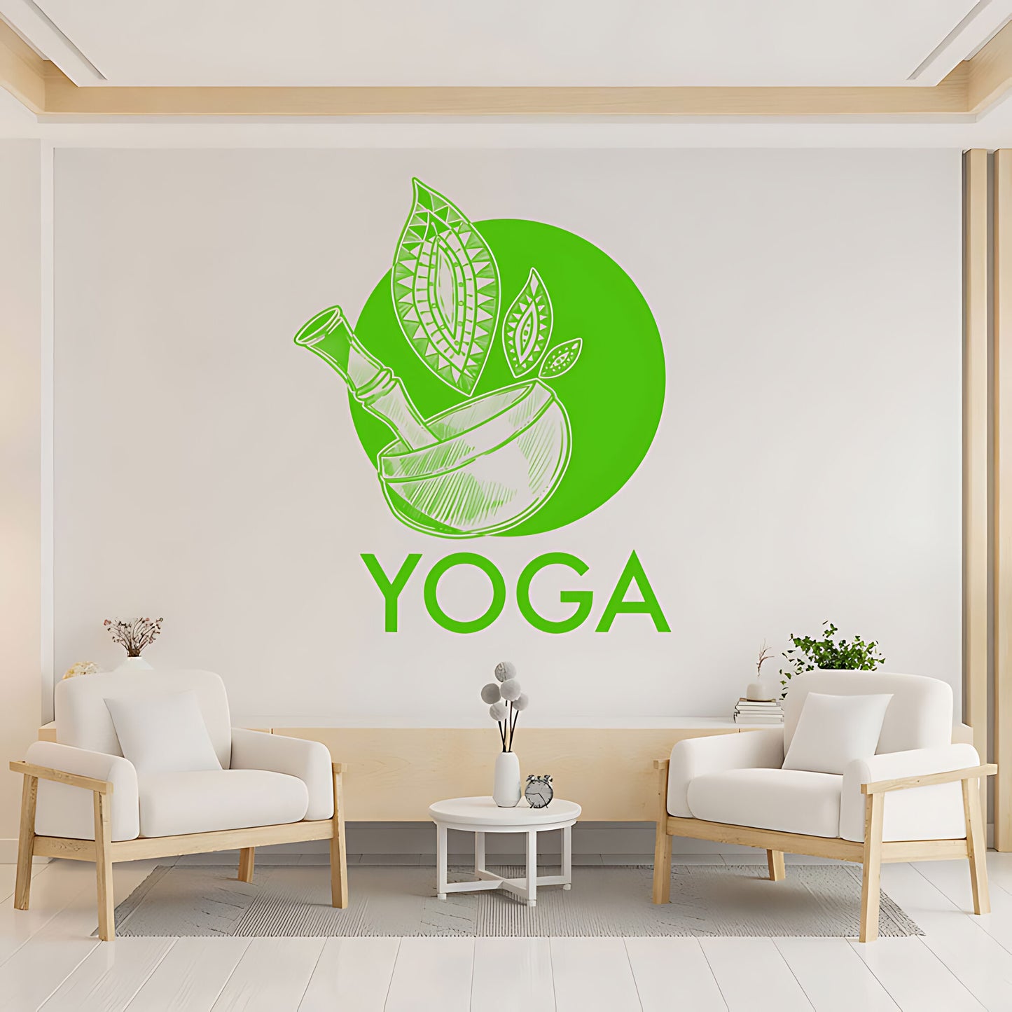 Calming Yoga Wall Sticker