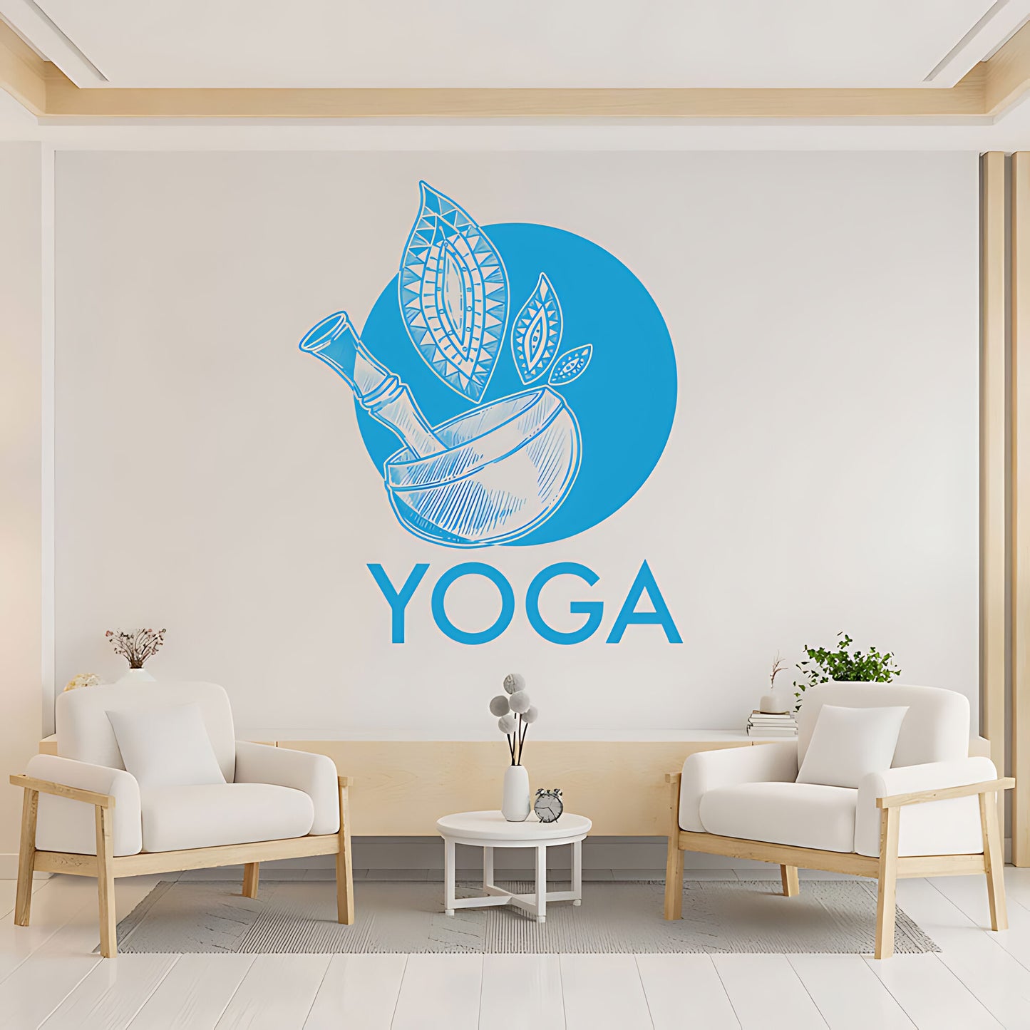 Calming Yoga Wall Sticker