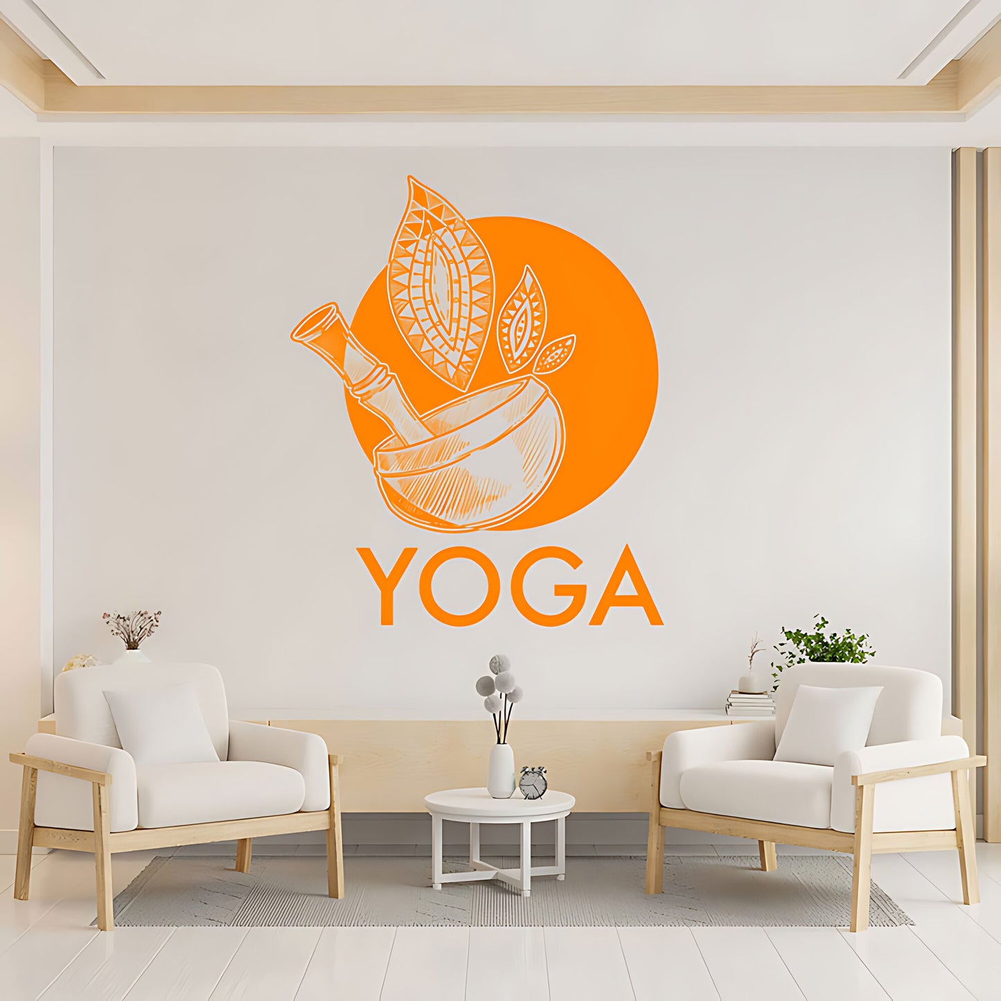 Calming Yoga Wall Sticker