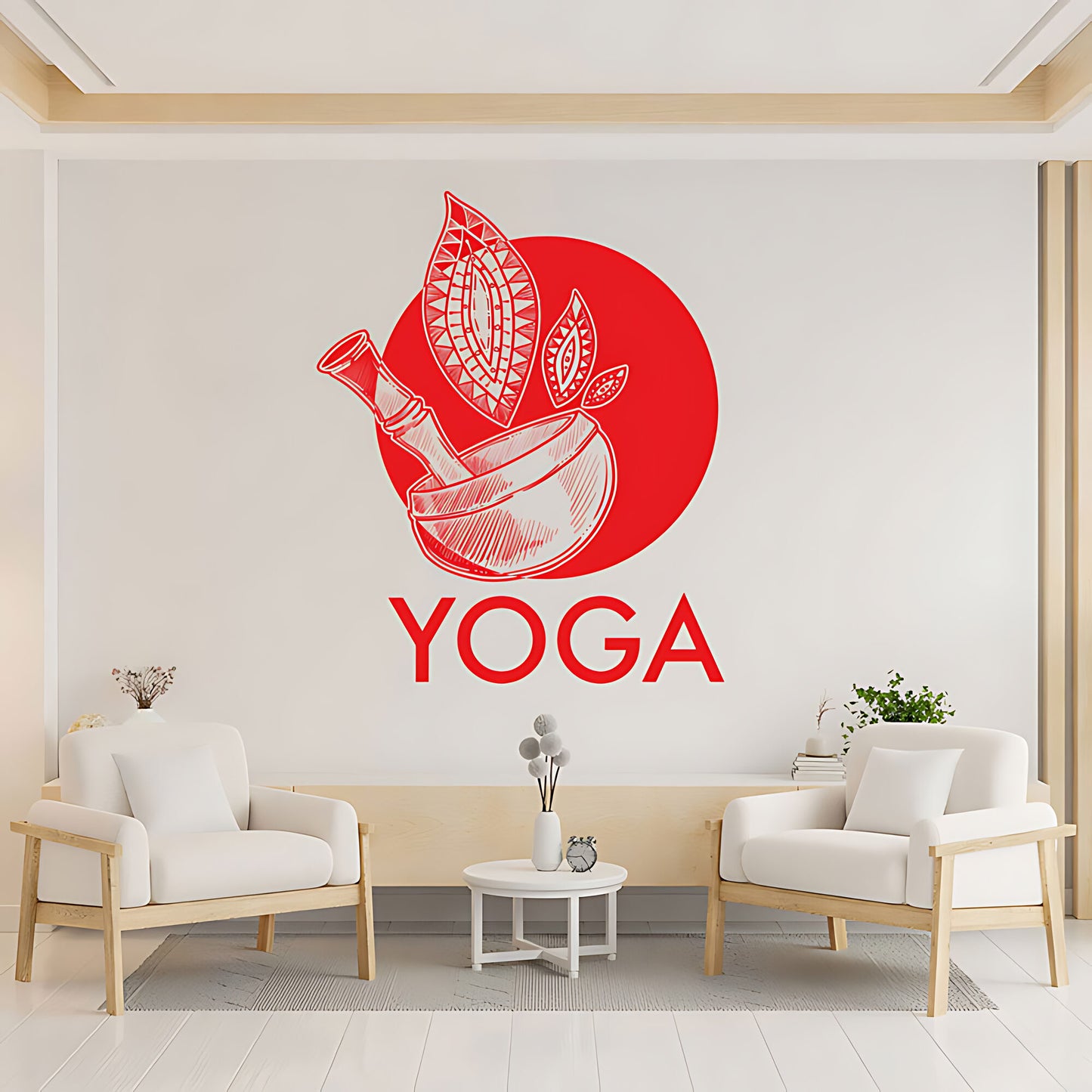 Calming Yoga Wall Sticker