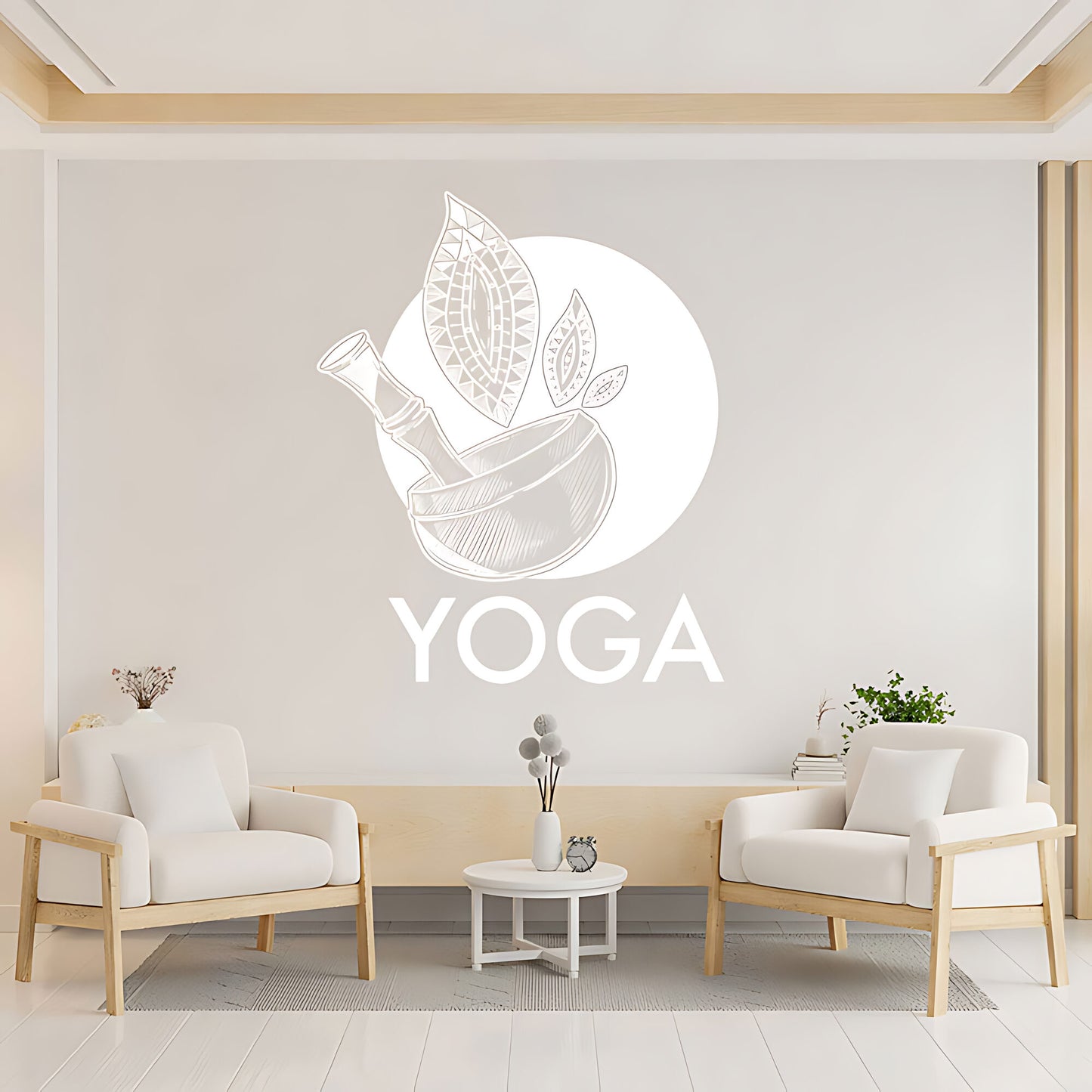 Calming Yoga Wall Sticker