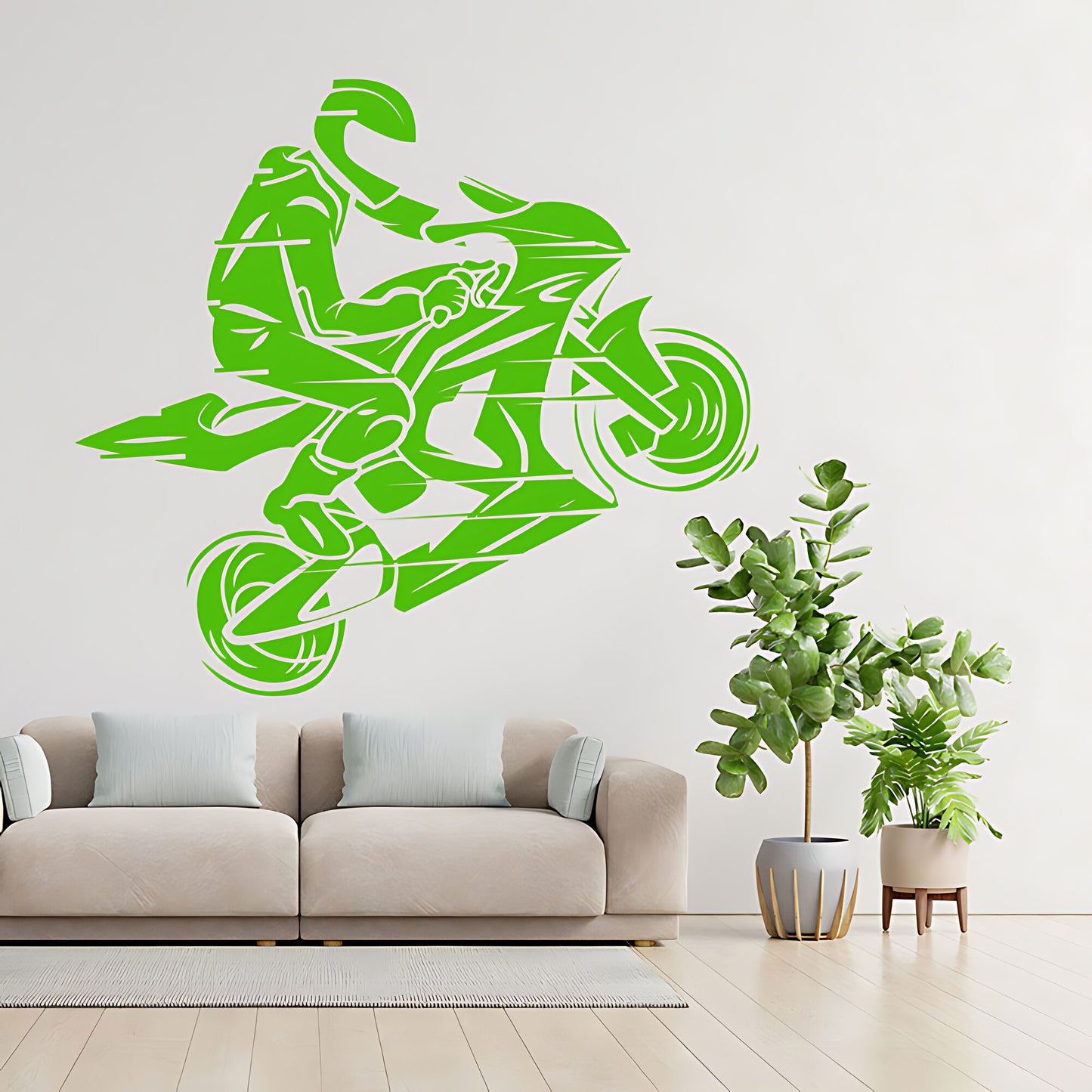 Motorbike Dirtbike Wall Sticker - Motocross Decal