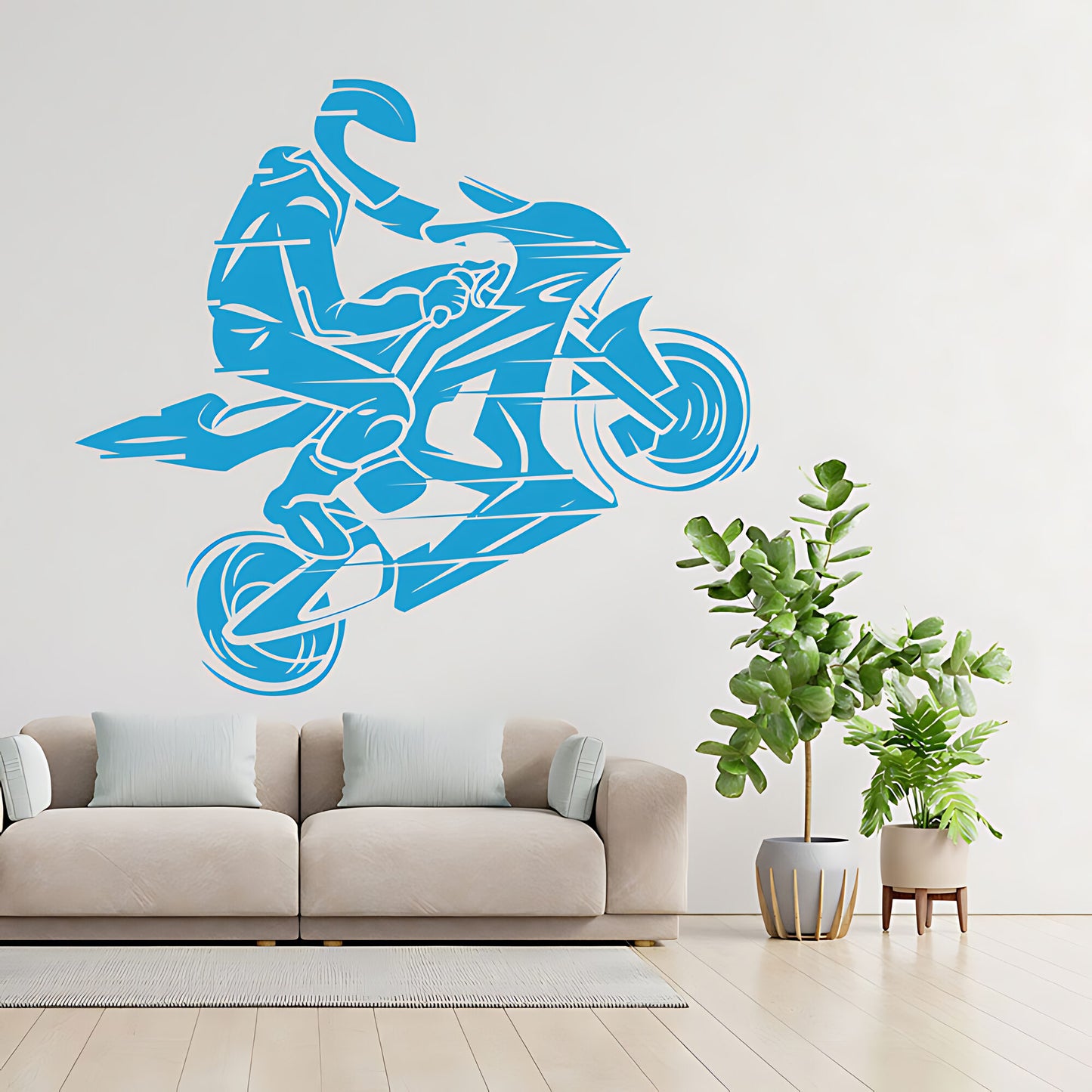 Motorbike Dirtbike Wall Sticker - Motocross Decal