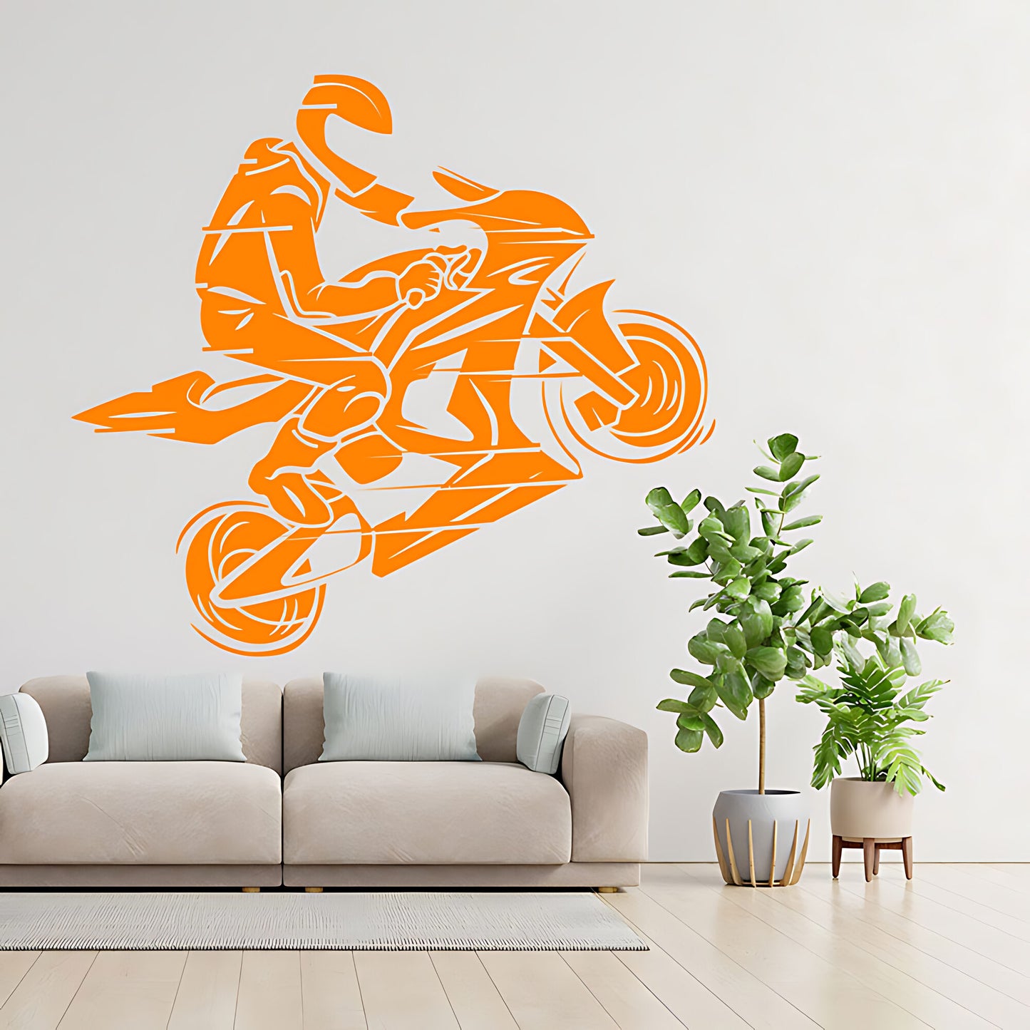 Motorbike Dirtbike Wall Sticker - Motocross Decal