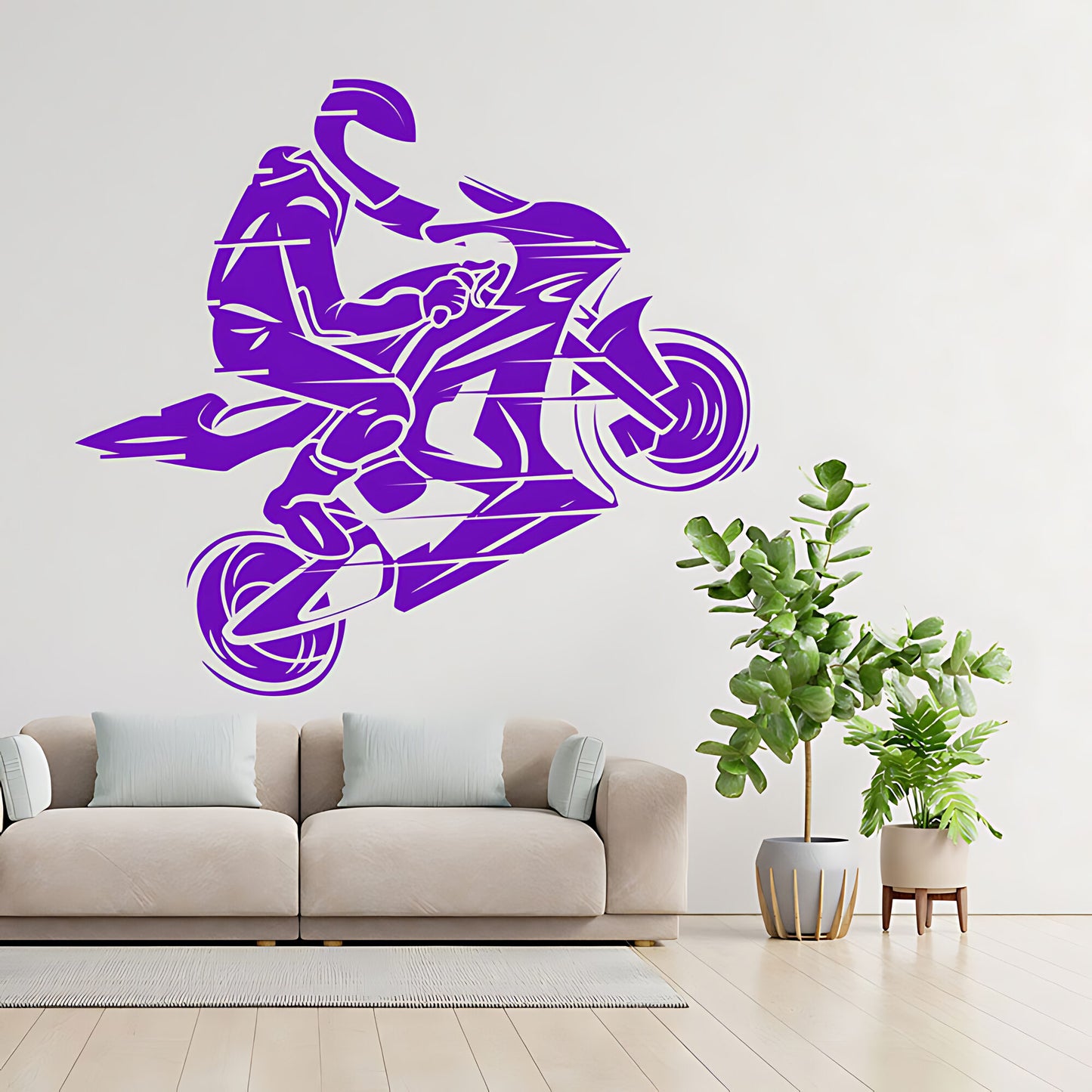 Motorbike Dirtbike Wall Sticker - Motocross Decal